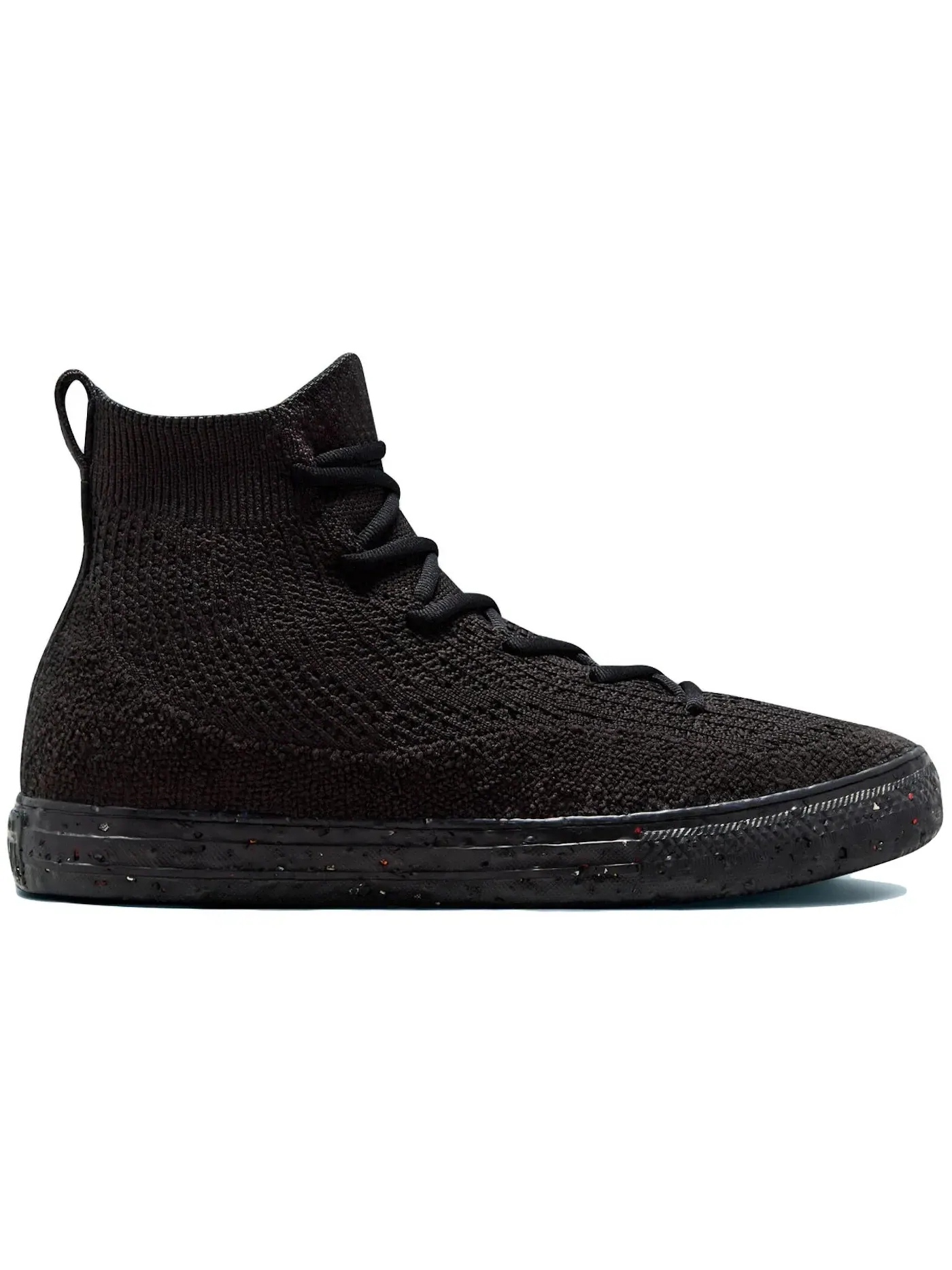 Мужские кроссовки Crater Knit Hi Converse — изображение 1 из 1, черный/черный