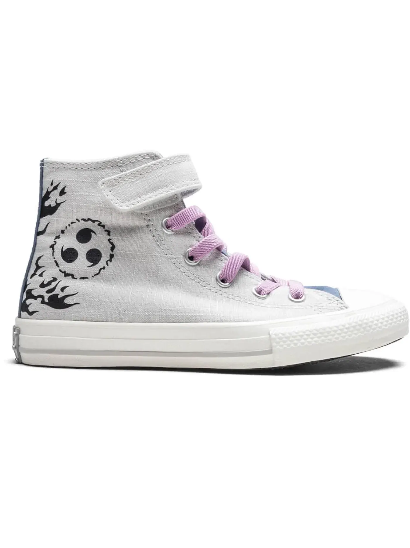 Детские кеды с длинным шнурком Converse Chuck Taylor All Star EasyOn Hi Converse — изображение 1 из 2, винтажный белый/черный