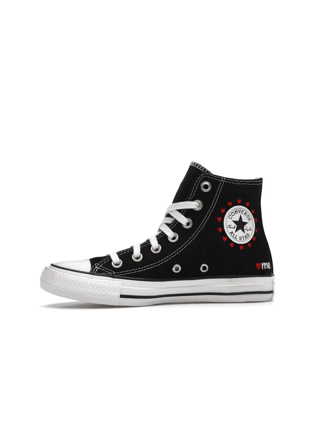Женские кеды с принтом Converse Chuck Taylor All Star — изображение 4 из 5, черный/белый