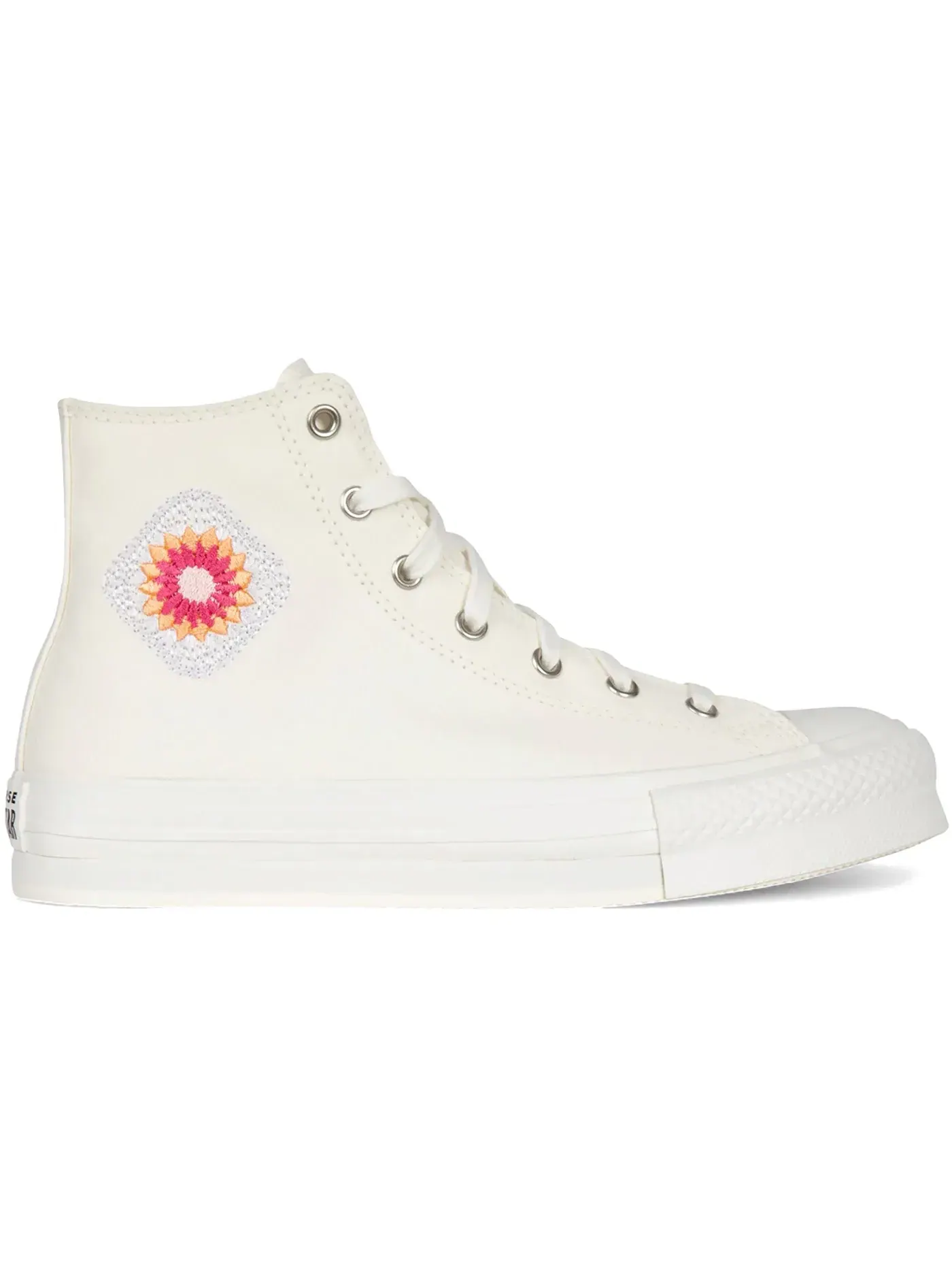 Детские кеды с высокой подошвой Converse Chuck Taylor All Star EVA Lift Hi — изображение 1 из 2, винтажный белый