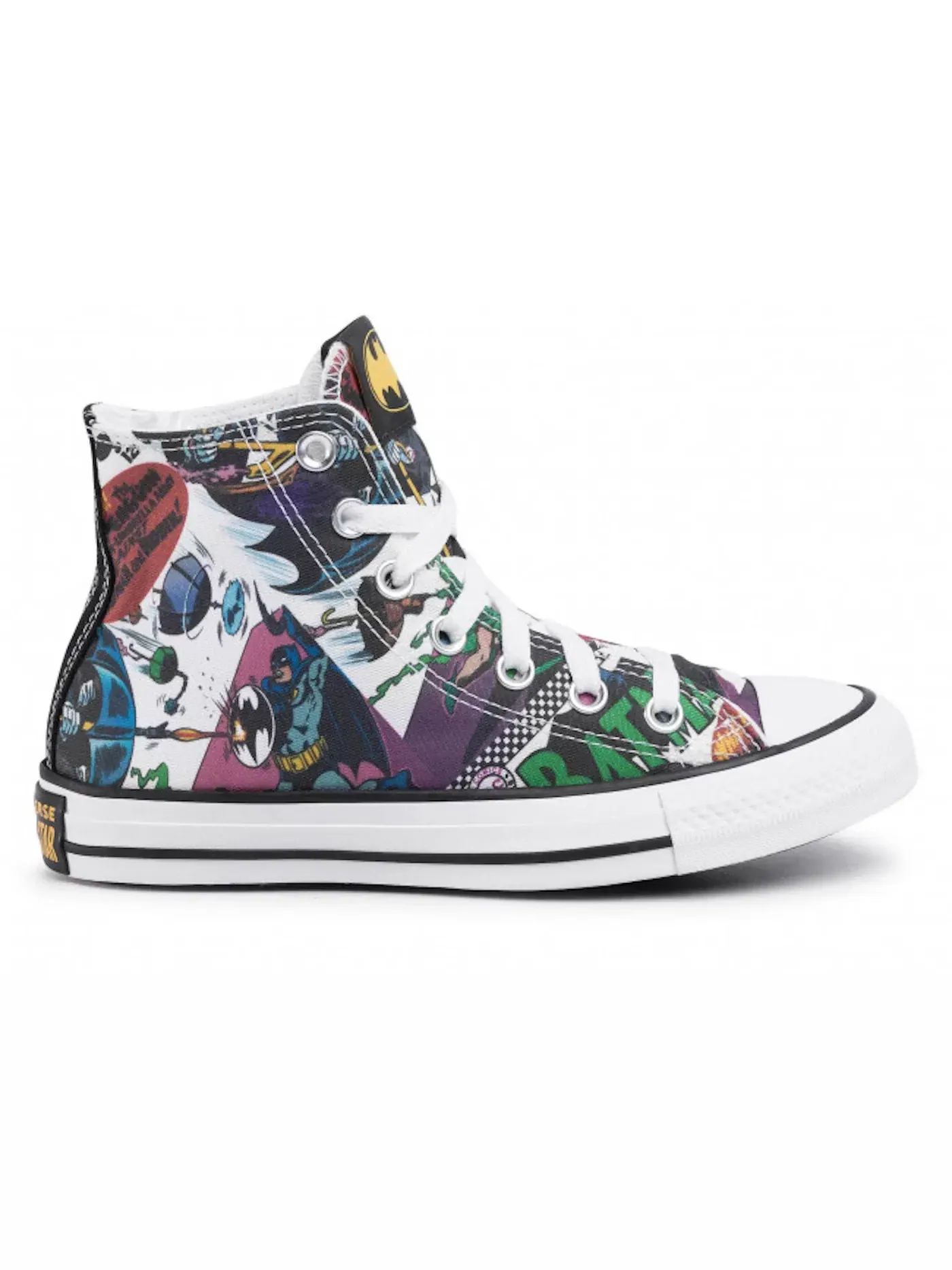 Мужские кроссовки с принтом Converse Chuck Taylor All Star Converse — изображение 1 из 2, черный/белый-желтый