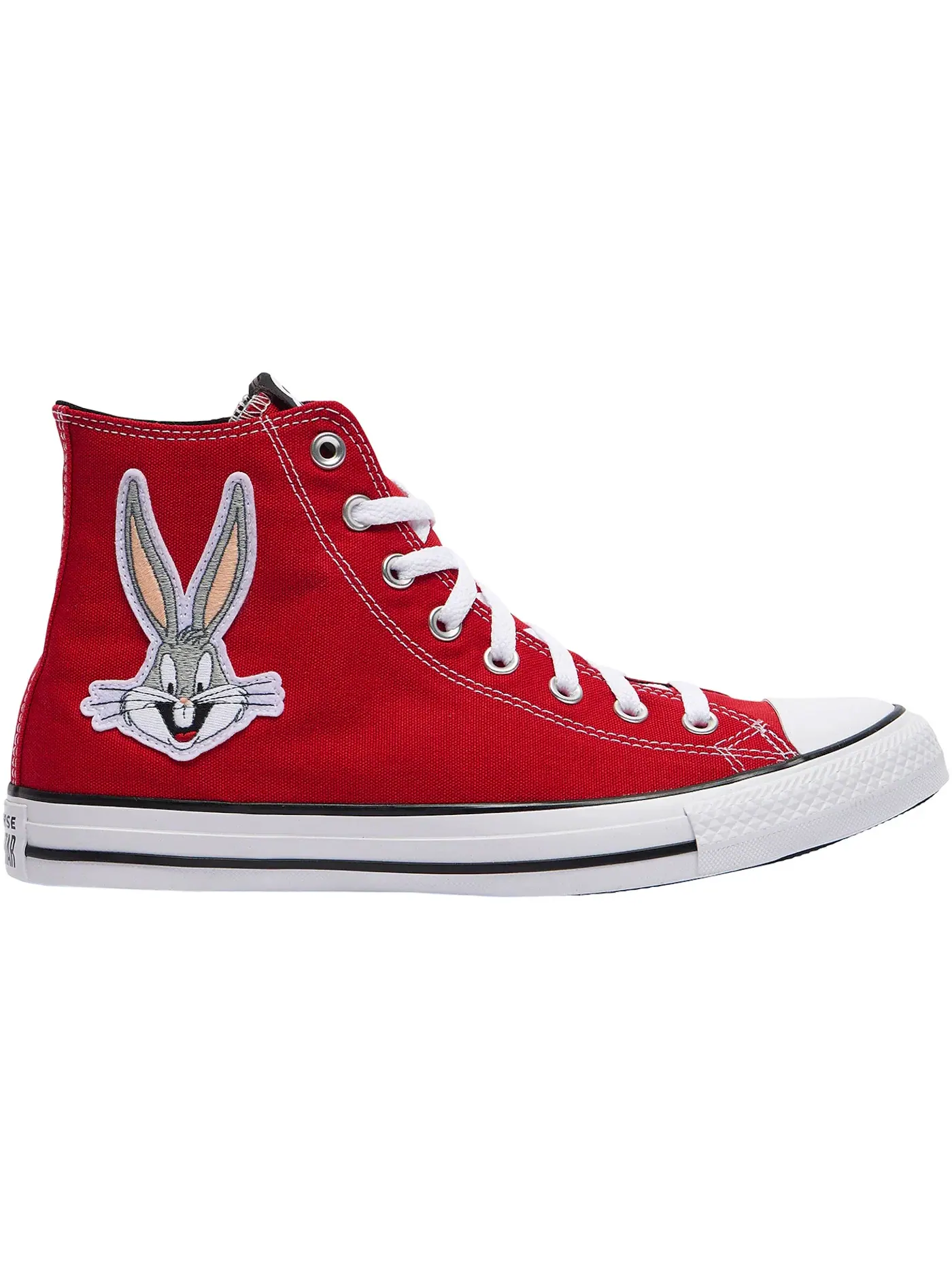 Мужские кеды с принтом Bugs Bunny 80th Anniversary Converse — изображение 1 из 1, красный/белый-черный