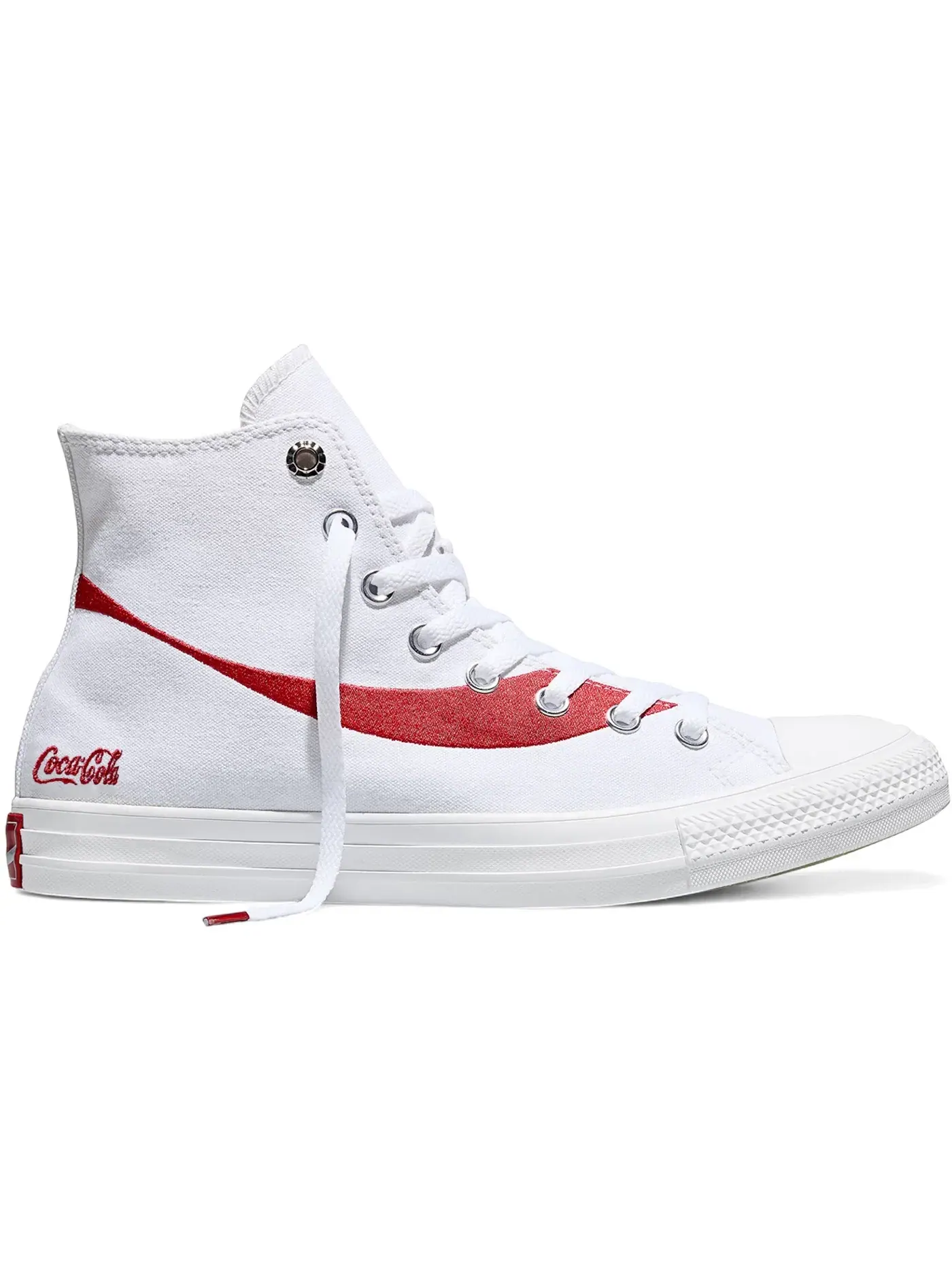 Мужские кроссовки с высоким берцем Converse Chuck Taylor All Star Hi Converse — изображение 1 из 2, белый/красный