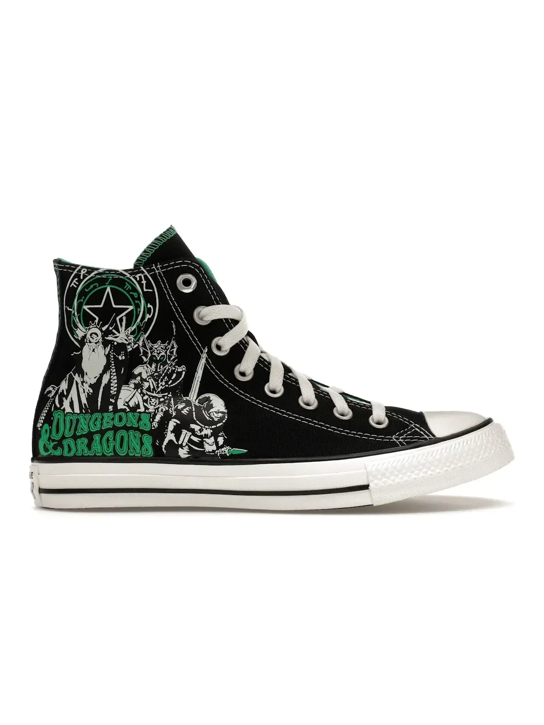 Мужские кроссовки Lifestyle Converse Chuck Taylor All Star Hi — изображение 1 из 5, черный/зеленый/белый