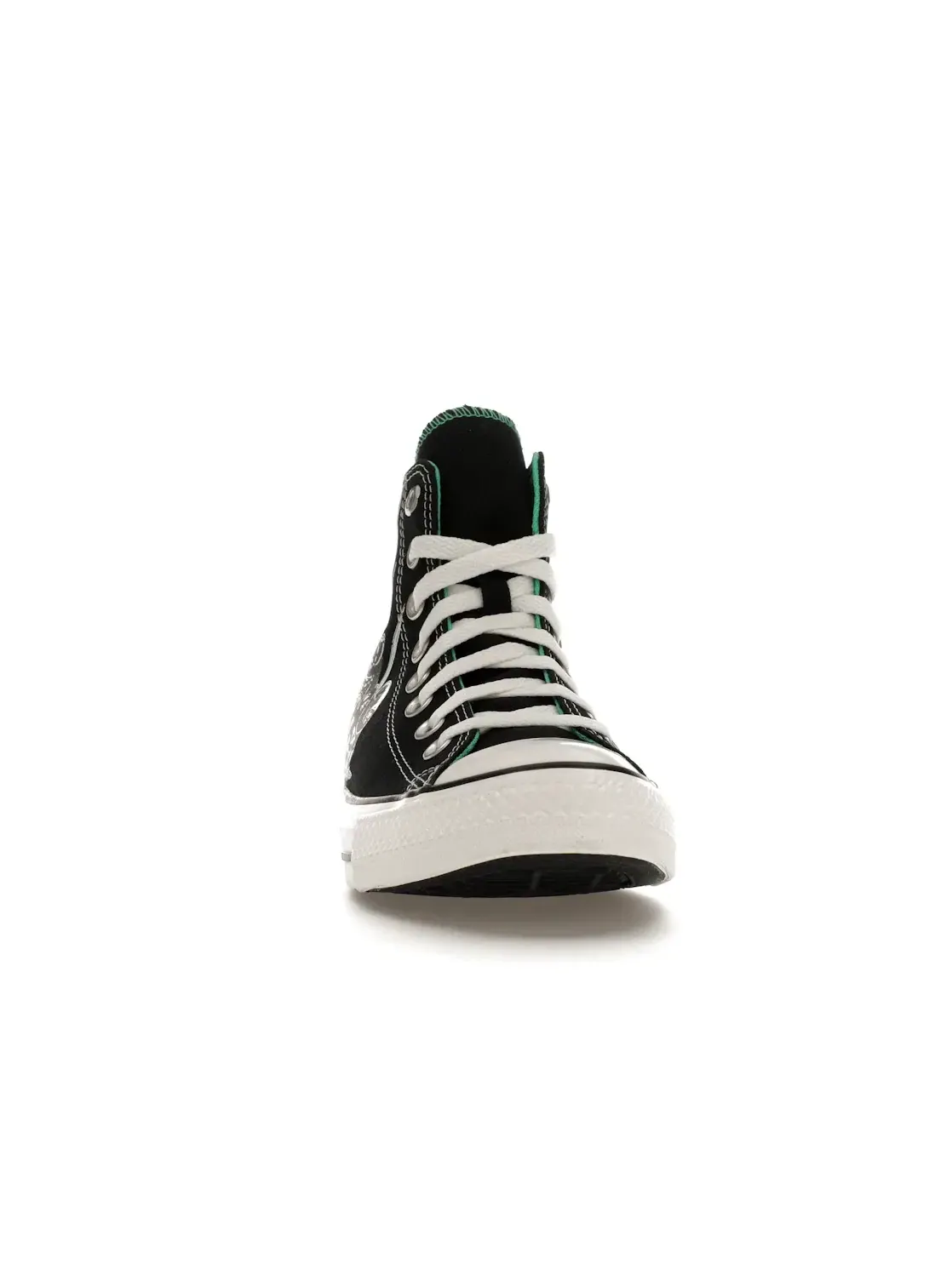 Мужские кроссовки Lifestyle Converse Chuck Taylor All Star Hi — изображение 3 из 5, черный/зеленый/белый