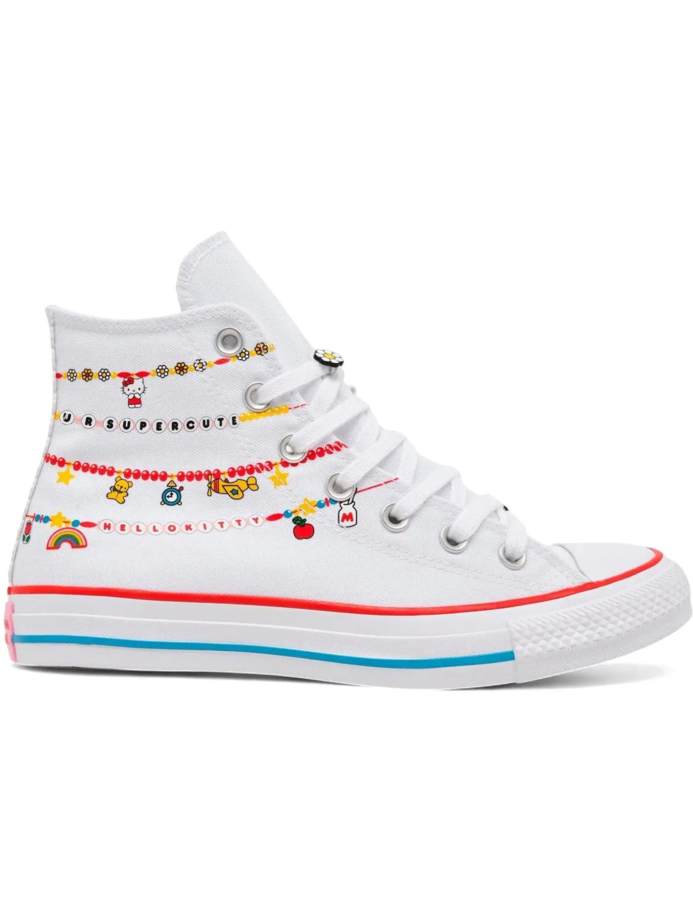 Мужские кроссовки с принтом Converse Chuck Taylor All Star Hi Hello Kitty and Friends Charmed — изображение 1 из 2