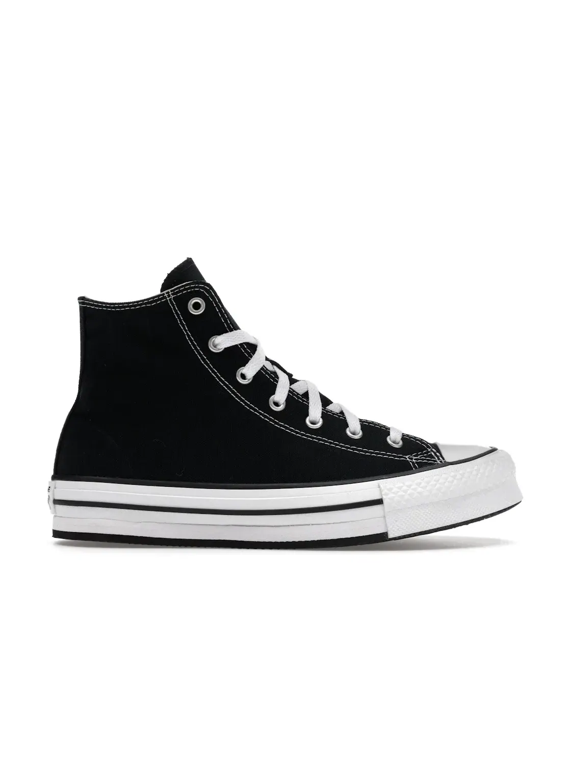 Детские кроссовки на платформе Converse Chuck Taylor All Star Hi Lift Platform Black Converse — изображение 1 из 5