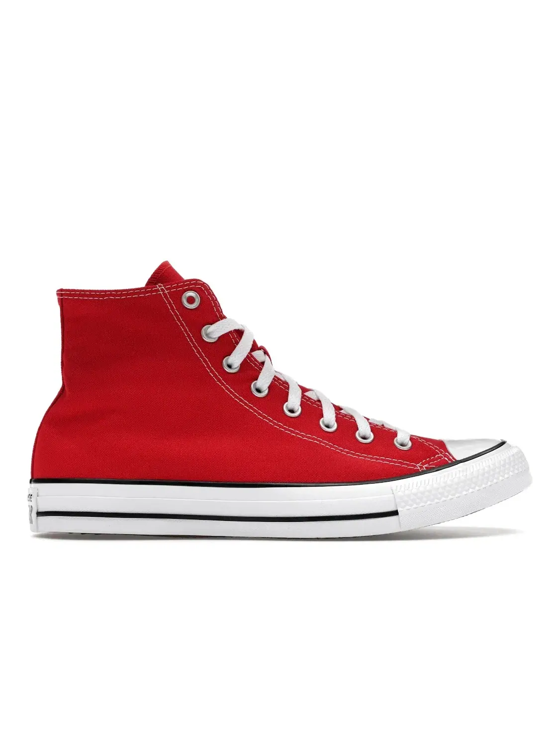 Мужские кроссовки высокие красные Converse Chuck Taylor All Star Hi — изображение 1 из 5, красный
