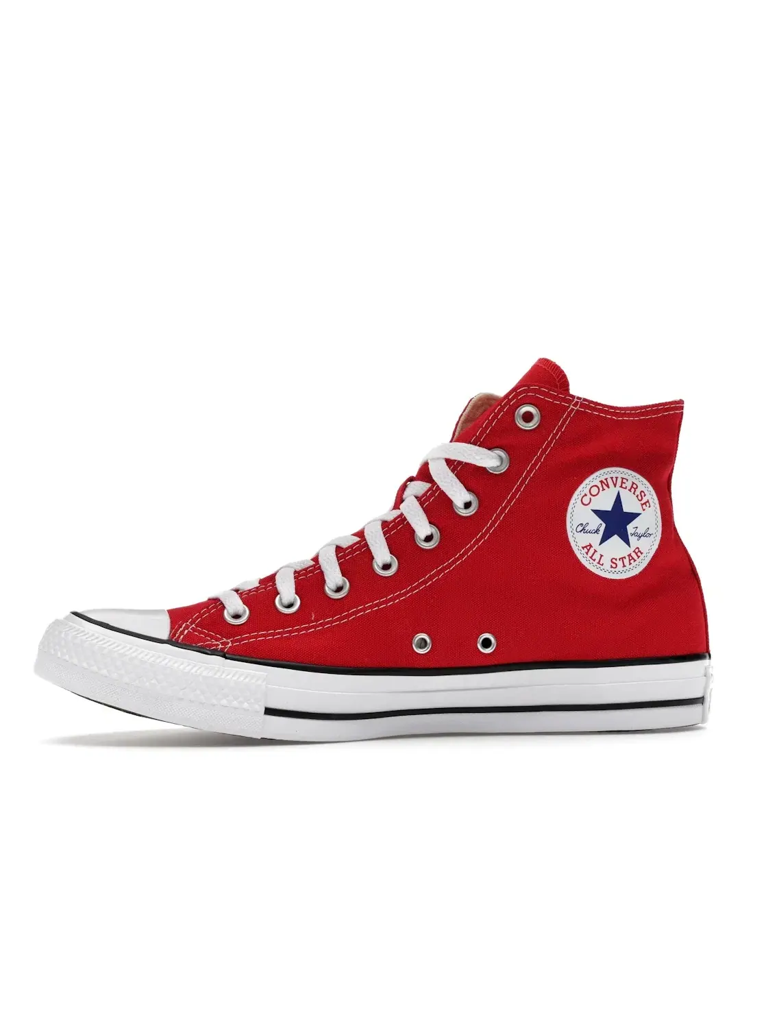 Мужские кроссовки высокие красные Converse Chuck Taylor All Star Hi — изображение 4 из 5, красный