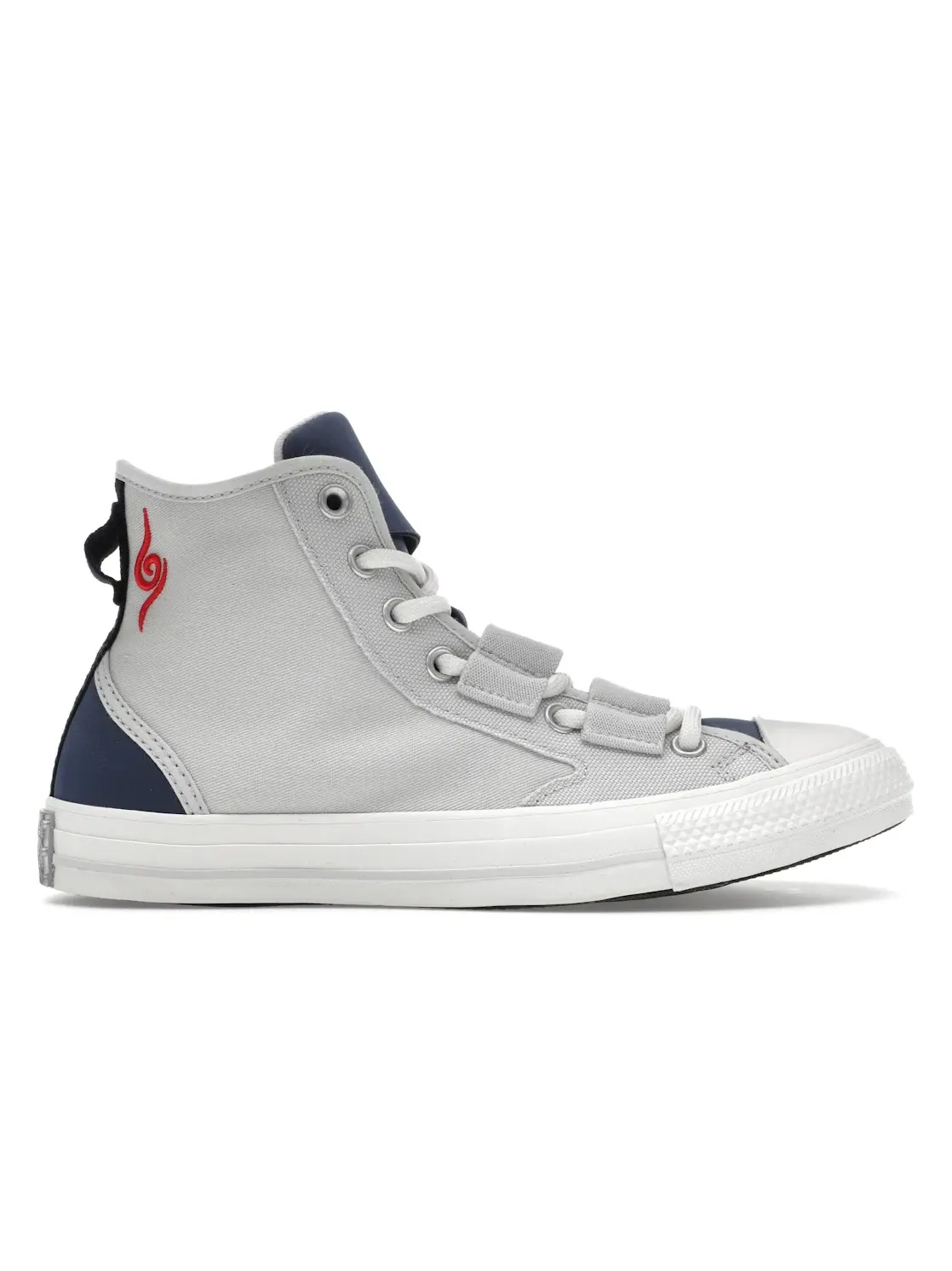 Мужские кроссовки высокие с принтом Naruto Kakashi Converse — изображение 1 из 4, темно-синий