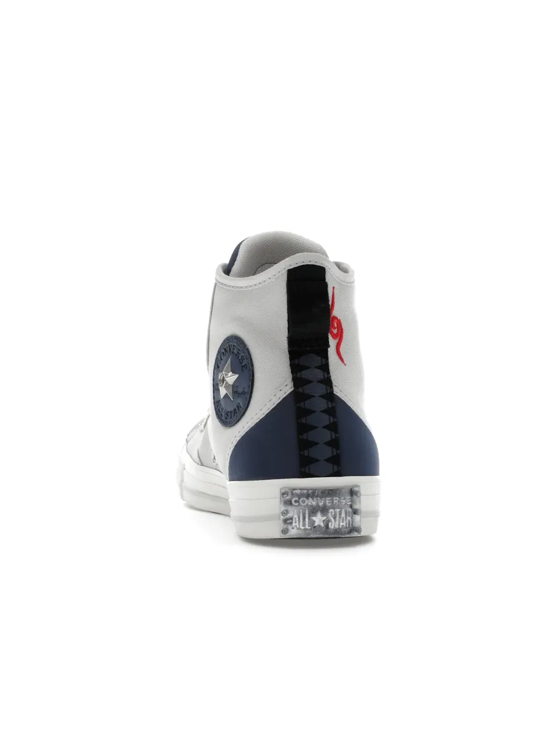 Мужские кроссовки высокие с принтом Naruto Kakashi Converse — изображение 4 из 4, темно-синий