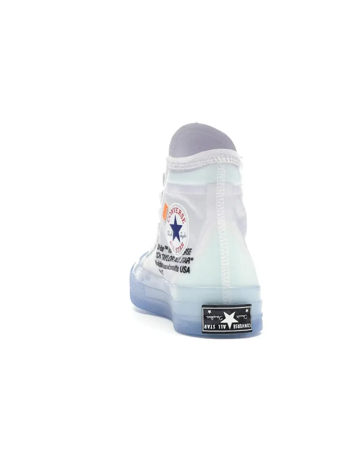 Мужские кроссовки высокие Converse Chuck Taylor All Star Vulcanized Hi — изображение 5 из 5, белый/-синий