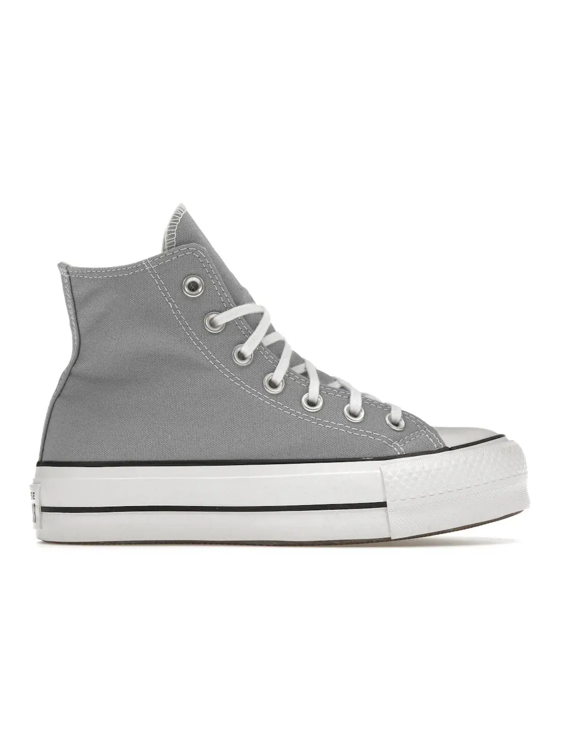 Женские кроссовки на платформе Converse Chuck Taylor All Star Hi Platform — изображение 1 из 5, белый/черный