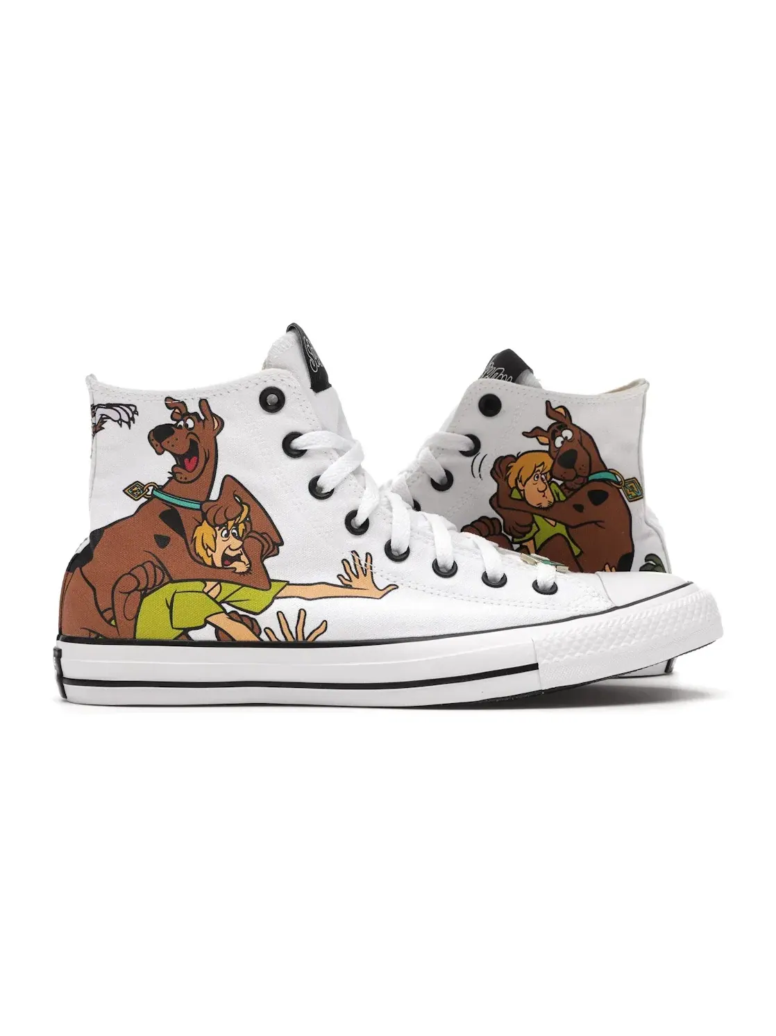 Мужские кроссовки с принтом Converse Chuck Taylor All Star Hi — изображение 1 из 5, белый/мульти-черный