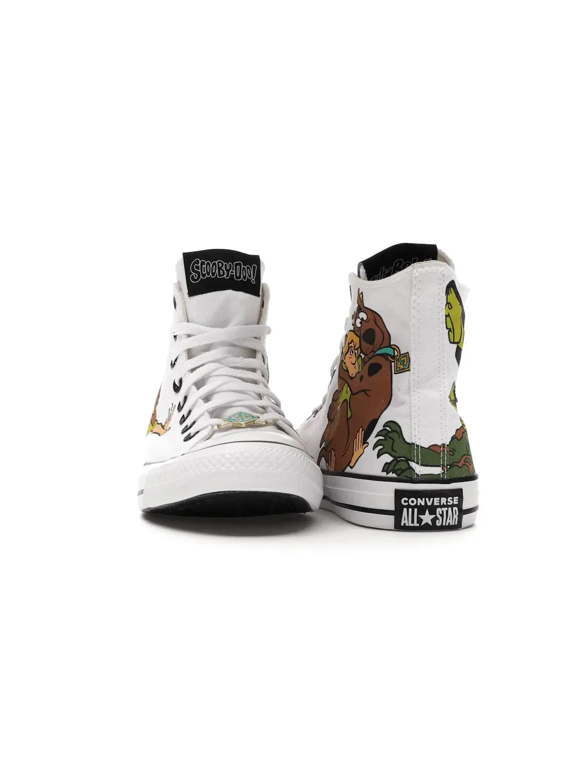 Мужские кроссовки с принтом Converse Chuck Taylor All Star Hi — изображение 3 из 5, белый/мульти-черный