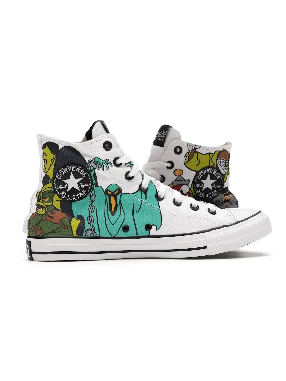 Мужские кроссовки с принтом Converse Chuck Taylor All Star Hi — изображение 4 из 5, белый/мульти-черный