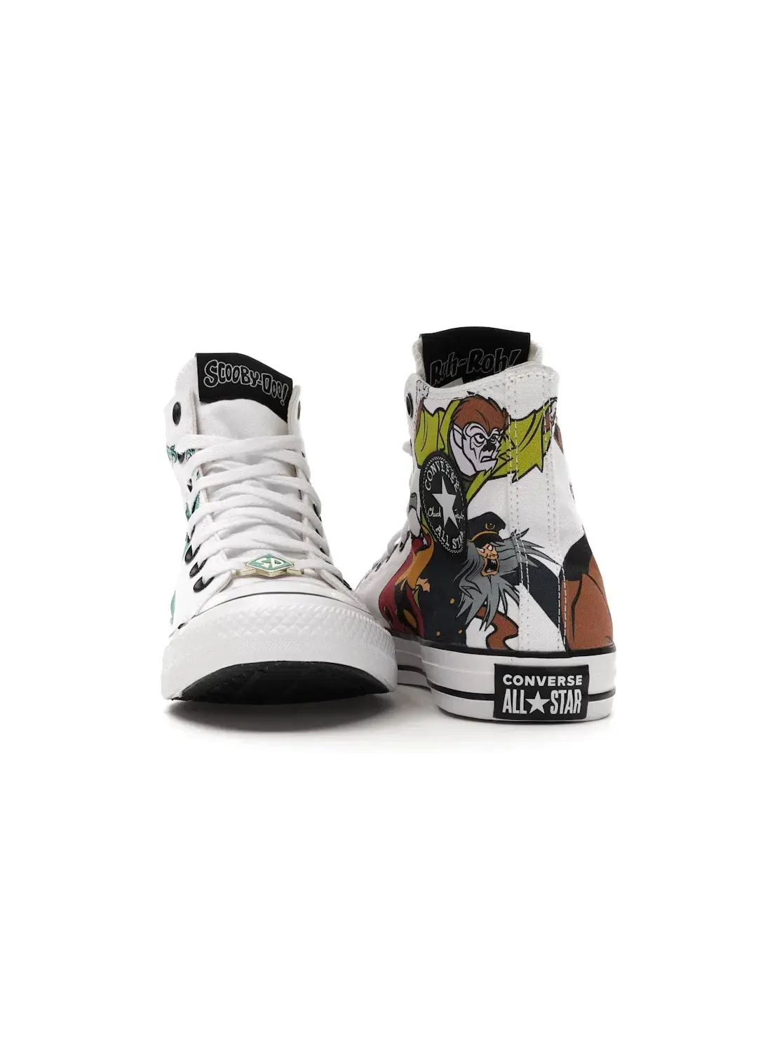 Мужские кроссовки с принтом Converse Chuck Taylor All Star Hi — изображение 5 из 5, белый/мульти-черный