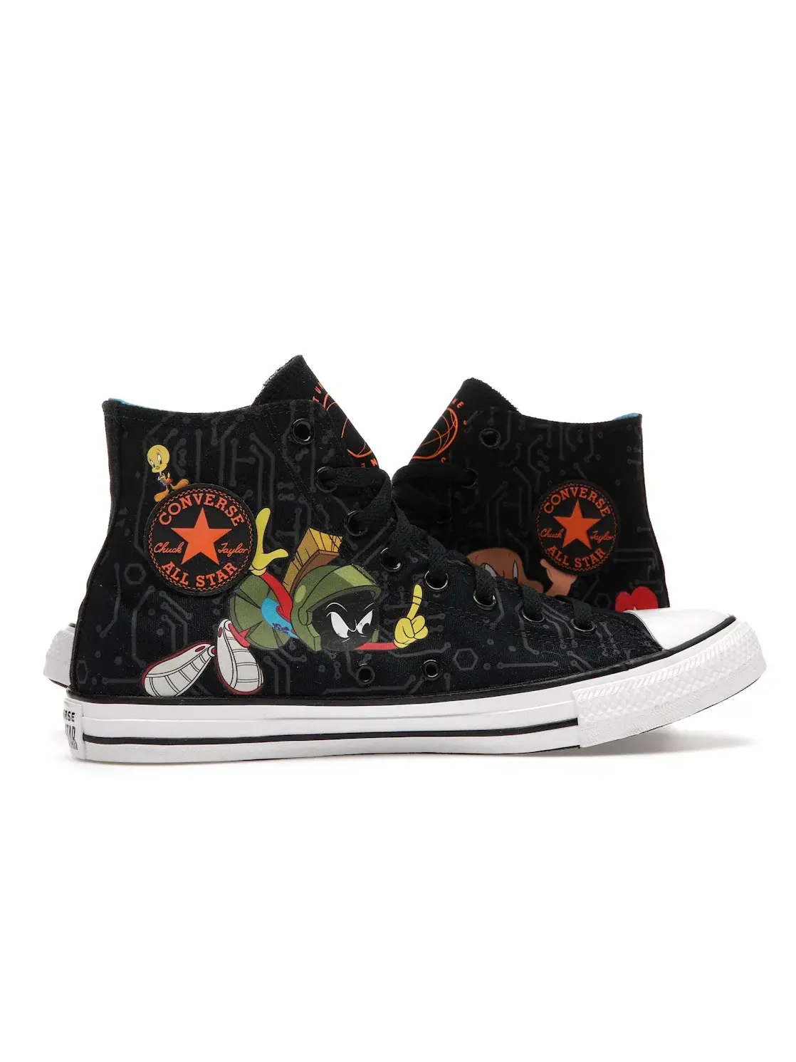 Мужские кроссовки с принтом Converse Chuck Taylor All Star Hi — изображение 4 из 5, черный/мульти/белый
