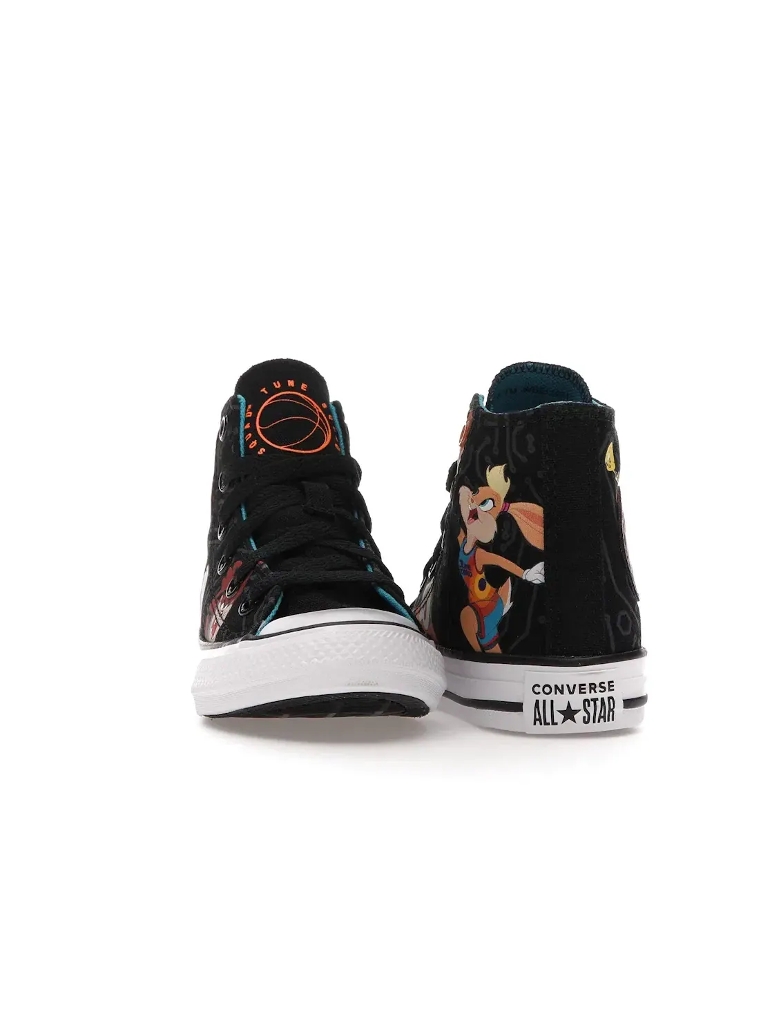 Детские кеды с принтом Converse Chuck Taylor All Star Hi Space Jam (PS) — изображение 3 из 5, черный/мульти/белый