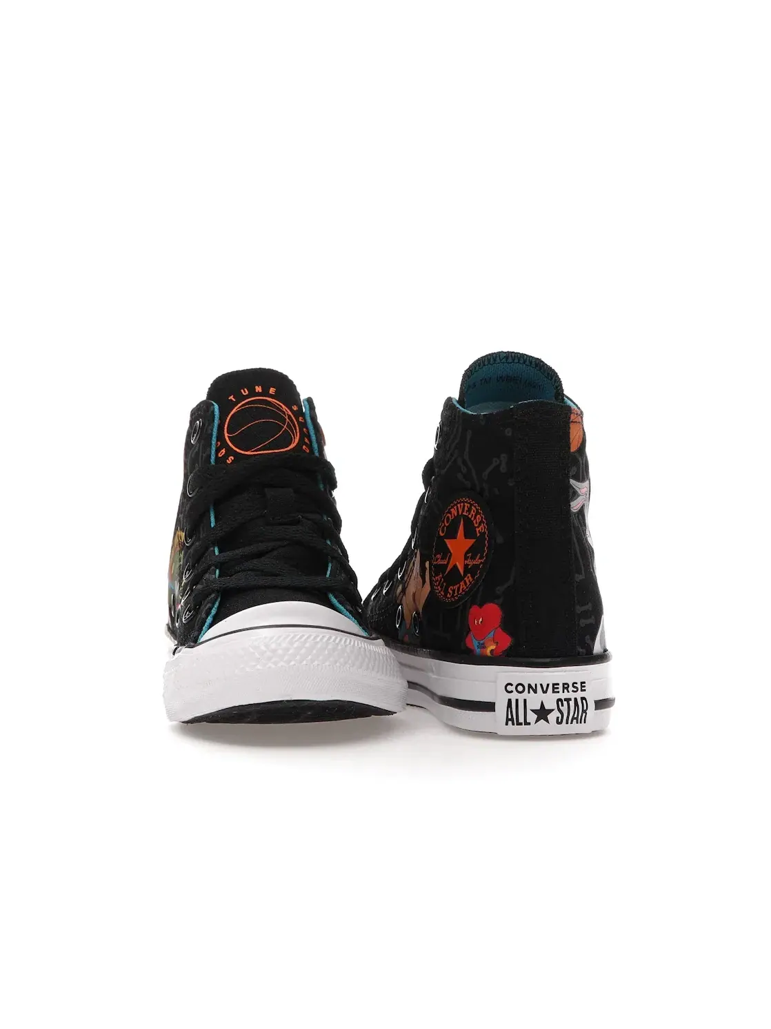 Детские кеды с принтом Converse Chuck Taylor All Star Hi Space Jam (PS) — изображение 5 из 5, черный/мульти/белый