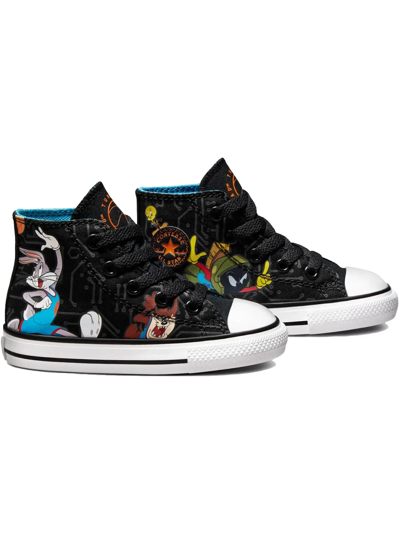 Детские кеды Lifestyle Converse Chuck Taylor All Star Hi Space Jam — изображение 1 из 2, черный/мульти/белый