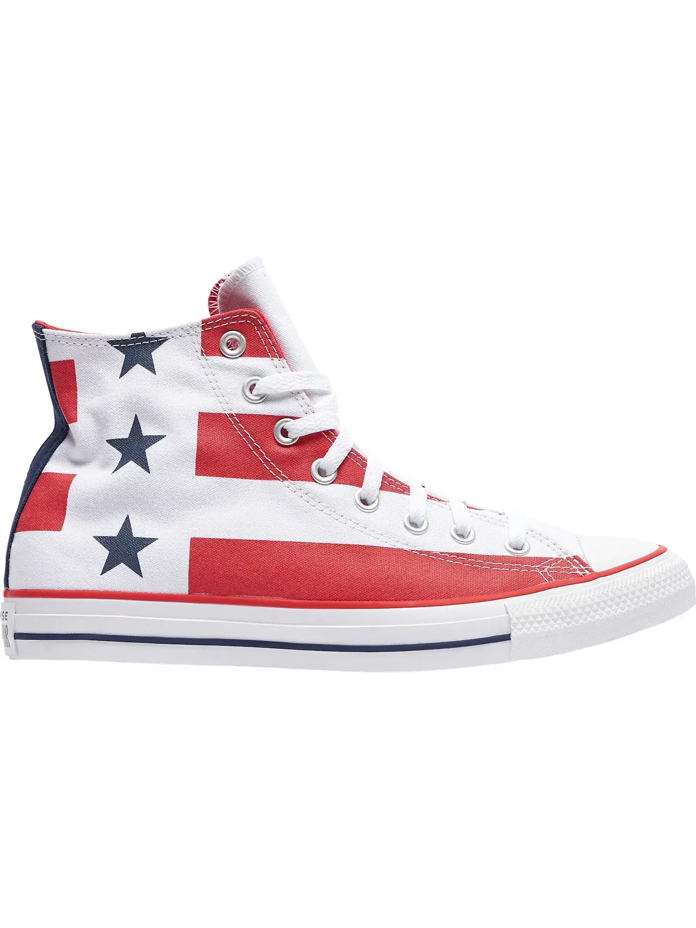 Мужские кроссовки с принтом Converse Chuck Taylor All Star Hi Converse — изображение 1 из 2, белый/красный/белый