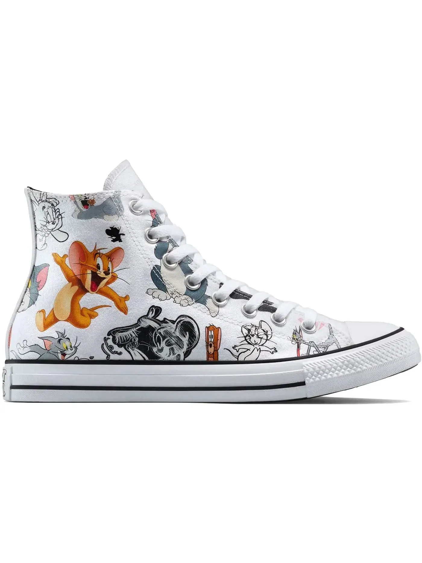 Мужские кроссовки с принтом Converse Chuck Taylor All Star Hi — изображение 1 из 2, белый/мульти/черный