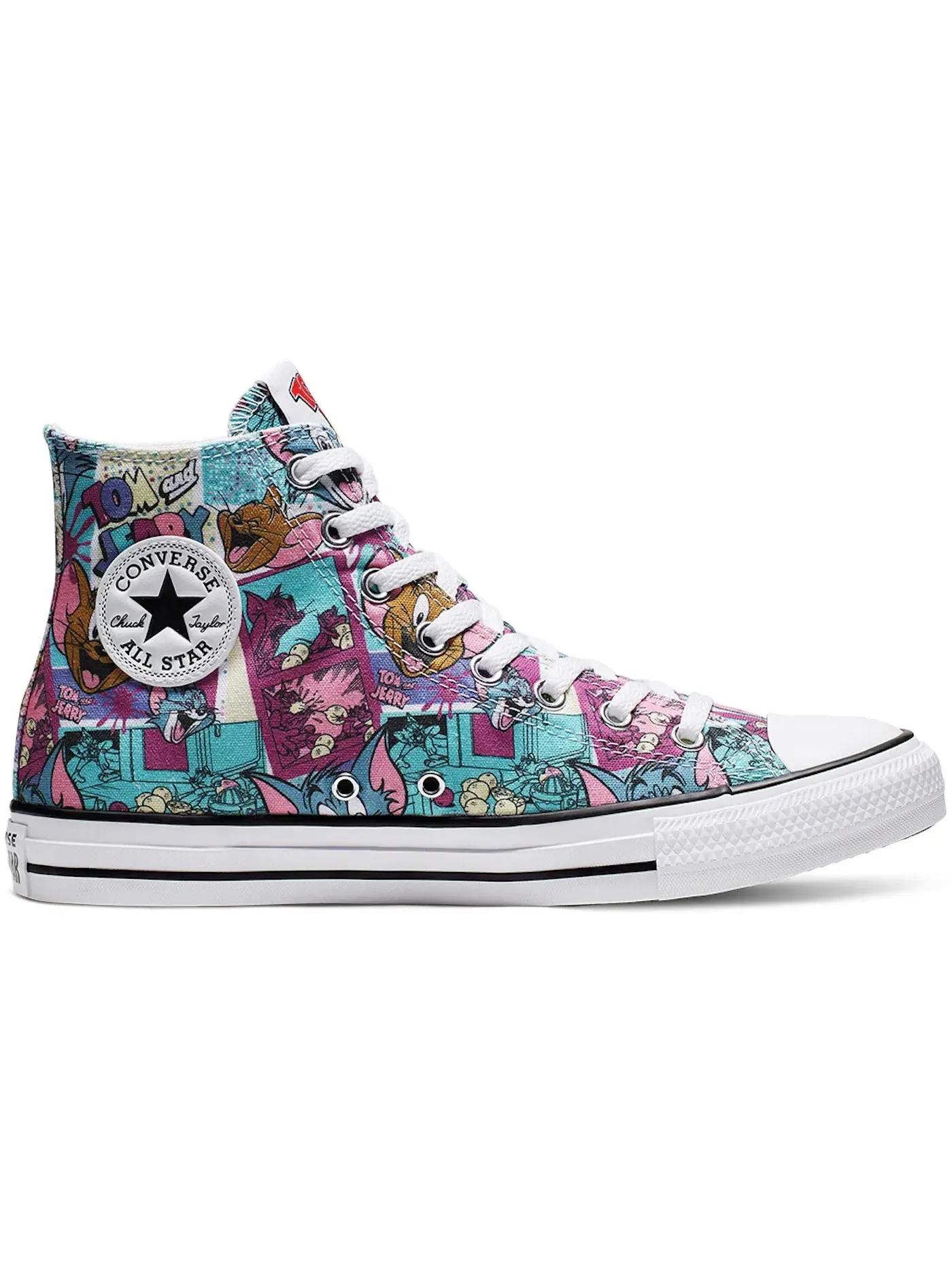 Мужские кроссовки с принтом Converse Chuck Taylor All Star Converse — изображение 1 из 2, белый/мульти-черный
