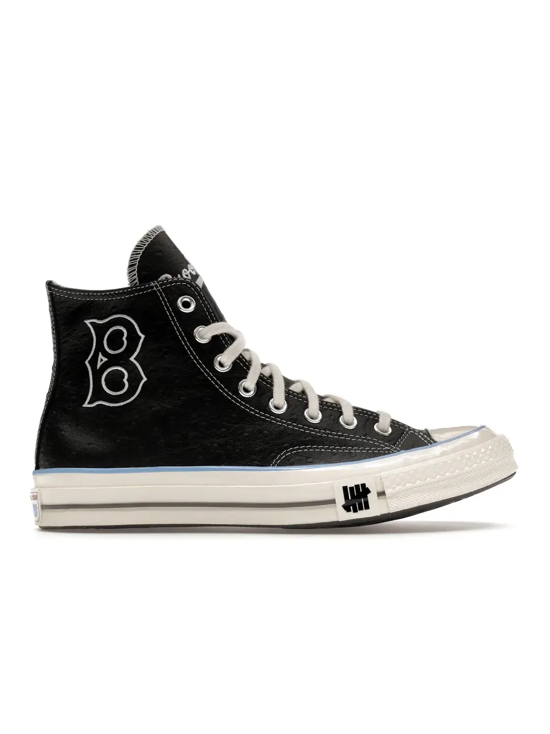 Мужские кроссовки Lifestyle с текстурой под страуса Converse Chuck Taylor All Star Hi — изображение 1 из 5, черный