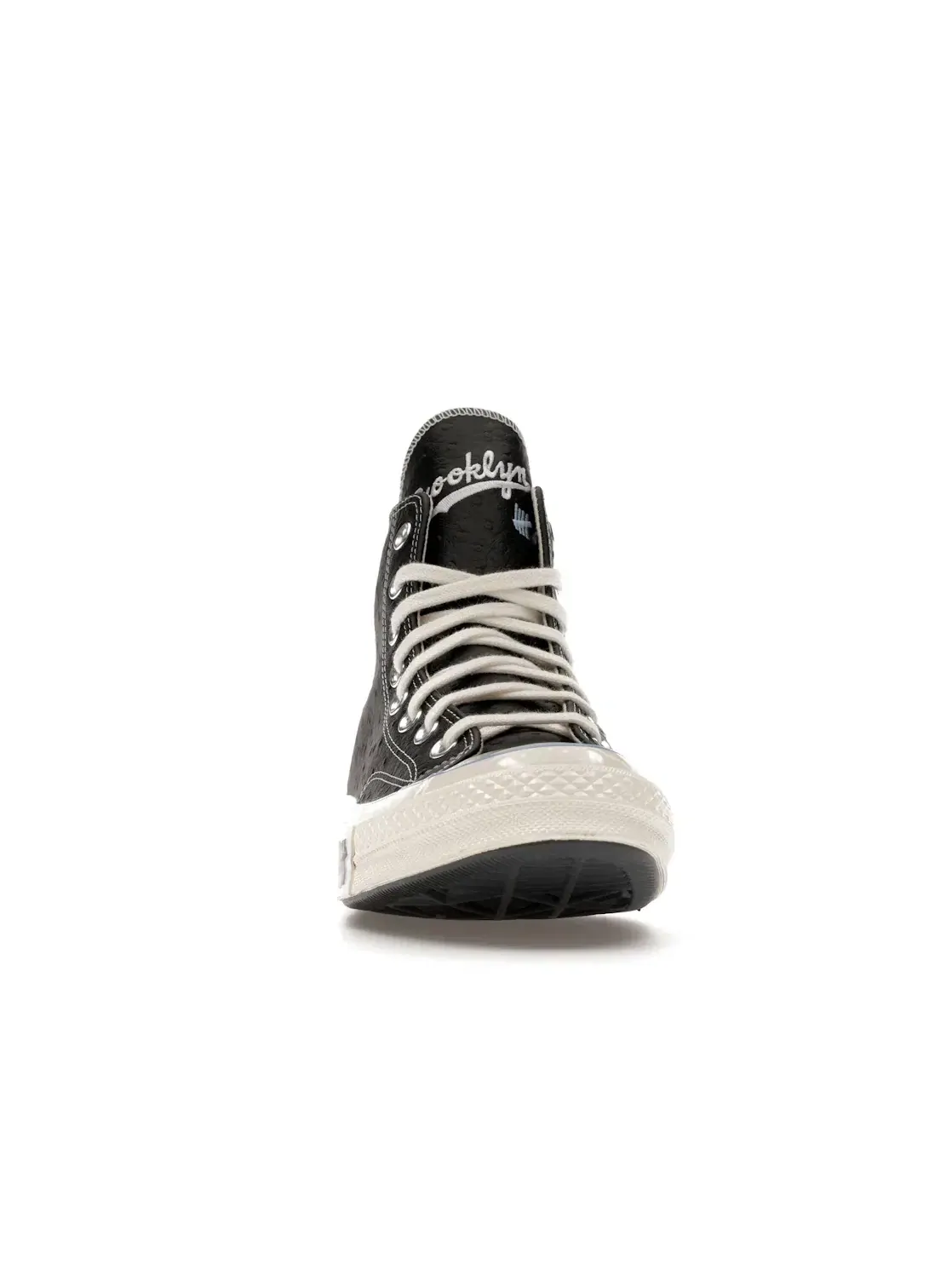 Мужские кроссовки Lifestyle с текстурой под страуса Converse Chuck Taylor All Star Hi — изображение 3 из 5, черный