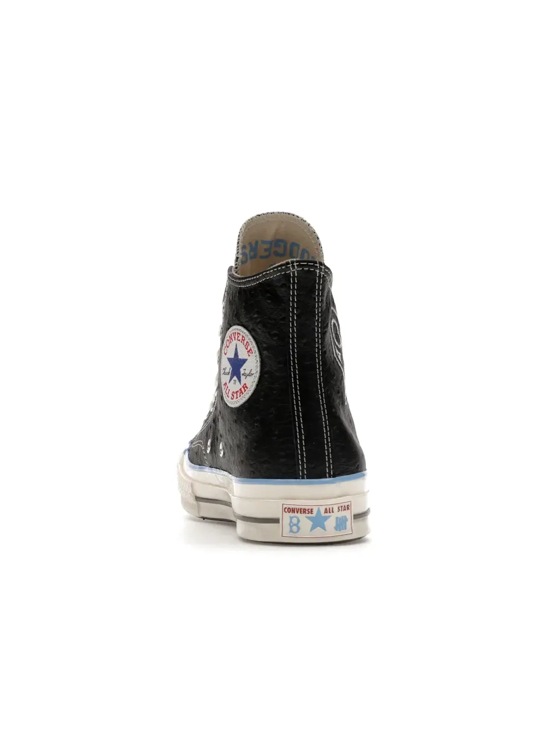 Мужские кроссовки Lifestyle с текстурой под страуса Converse Chuck Taylor All Star Hi — изображение 5 из 5, черный