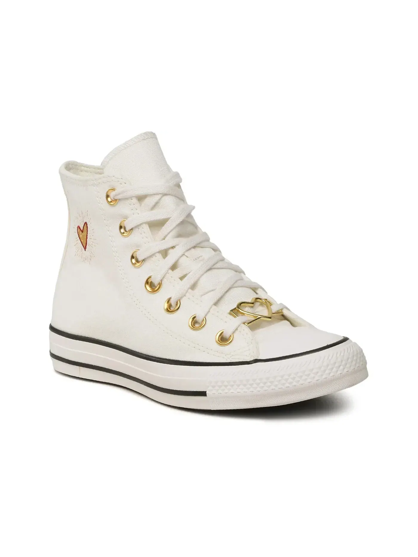 Женские кеды с принтом Converse Chuck Taylor All Star Hi — изображение 3 из 4, винтажный белый/белый