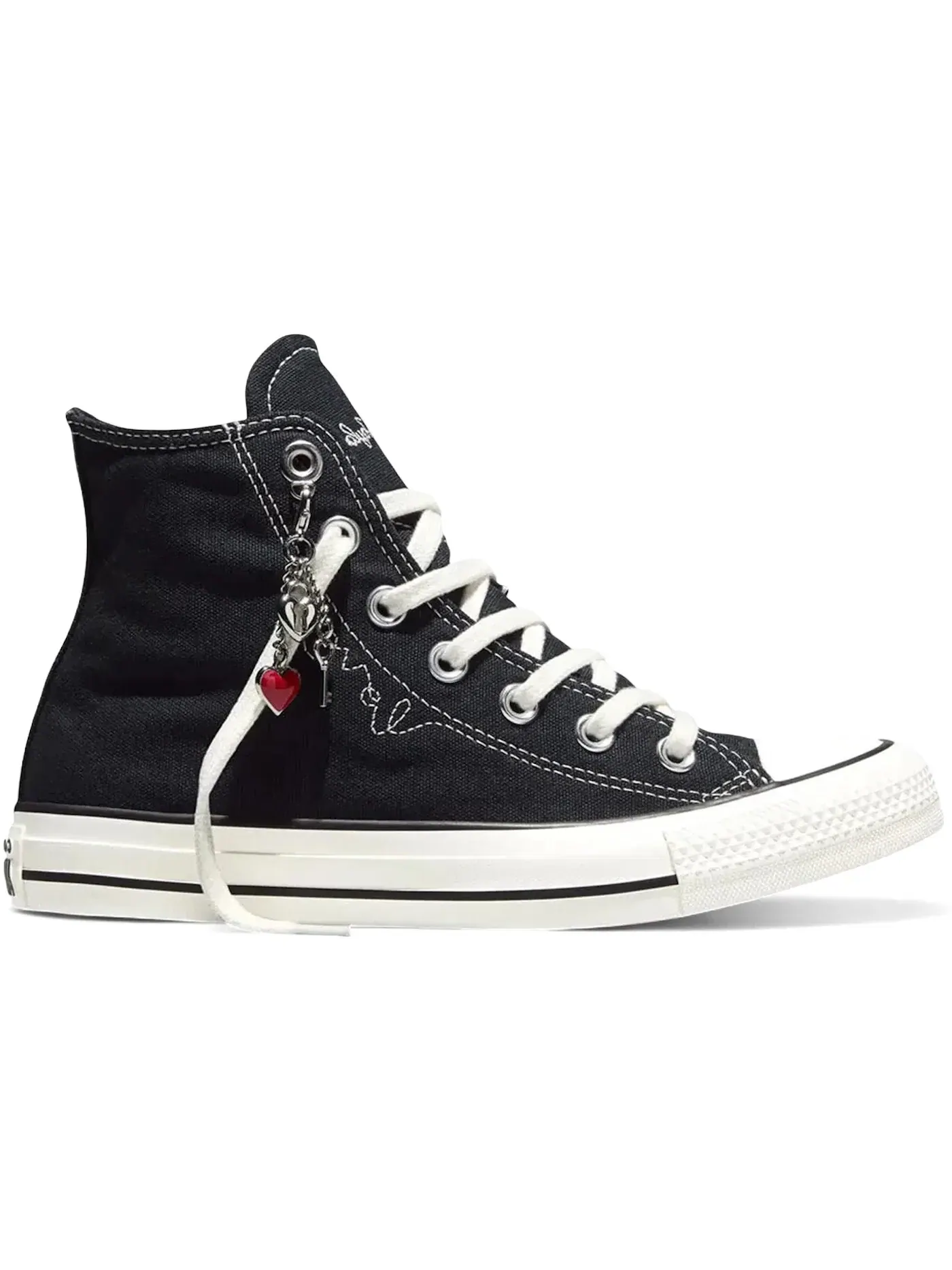 Женский кед Converse Chuck Taylor All Star Hi — изображение 1 из 2, черный//красный
