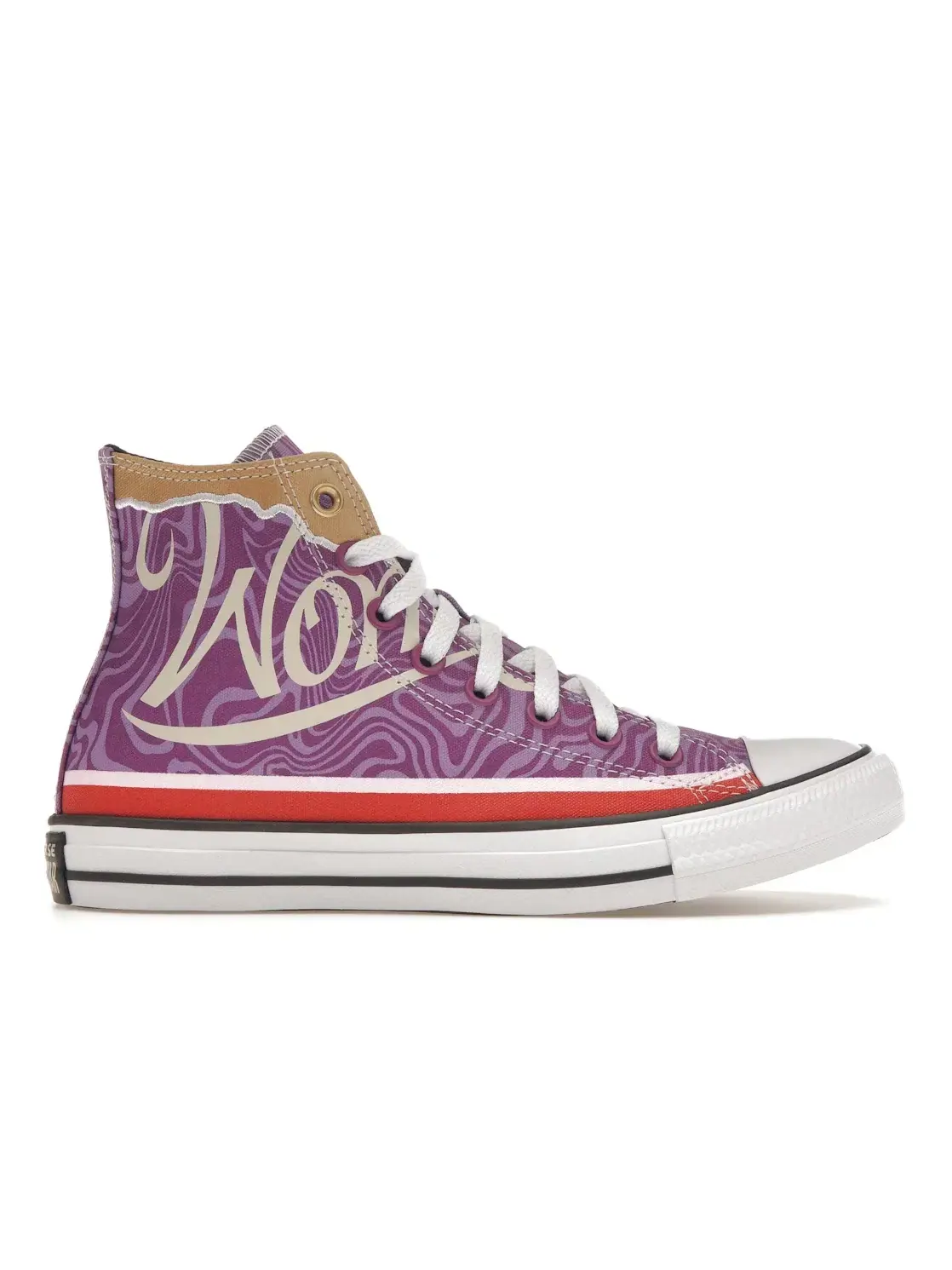 Мужские кроссовки высокие с принтом Converse Chuck Taylor All Star Hi Willy Wonka Swirl — изображение 1 из 5