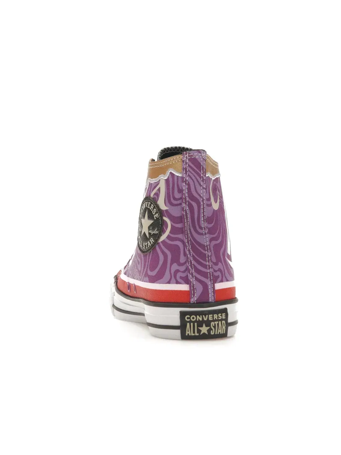 Мужские кроссовки высокие с принтом Converse Chuck Taylor All Star Hi Willy Wonka Swirl — изображение 5 из 5