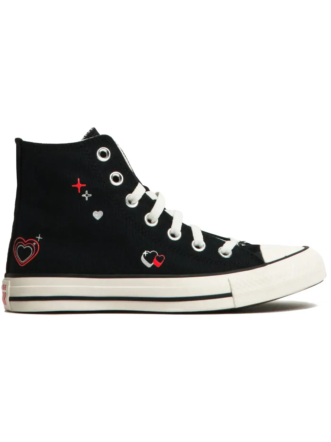 Женские кроссовки на платформе Converse Chuck Taylor All Star Hi Converse — изображение 1 из 2, черный/винтажный белый