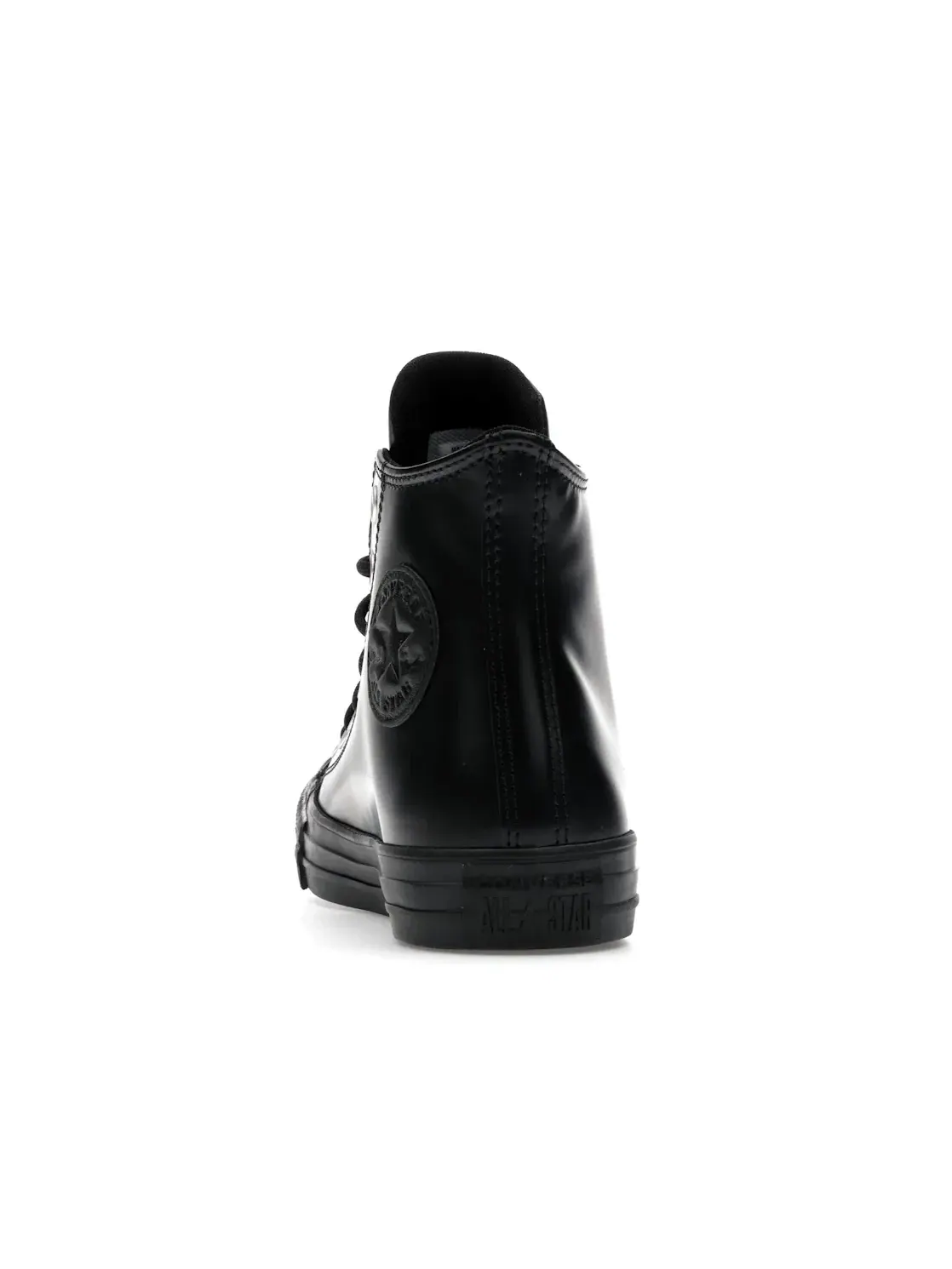 Женские кеды из кожи с высоким голенищем Converse Chuck Taylor All Star Leather Hi — изображение 5 из 5, черный//черный