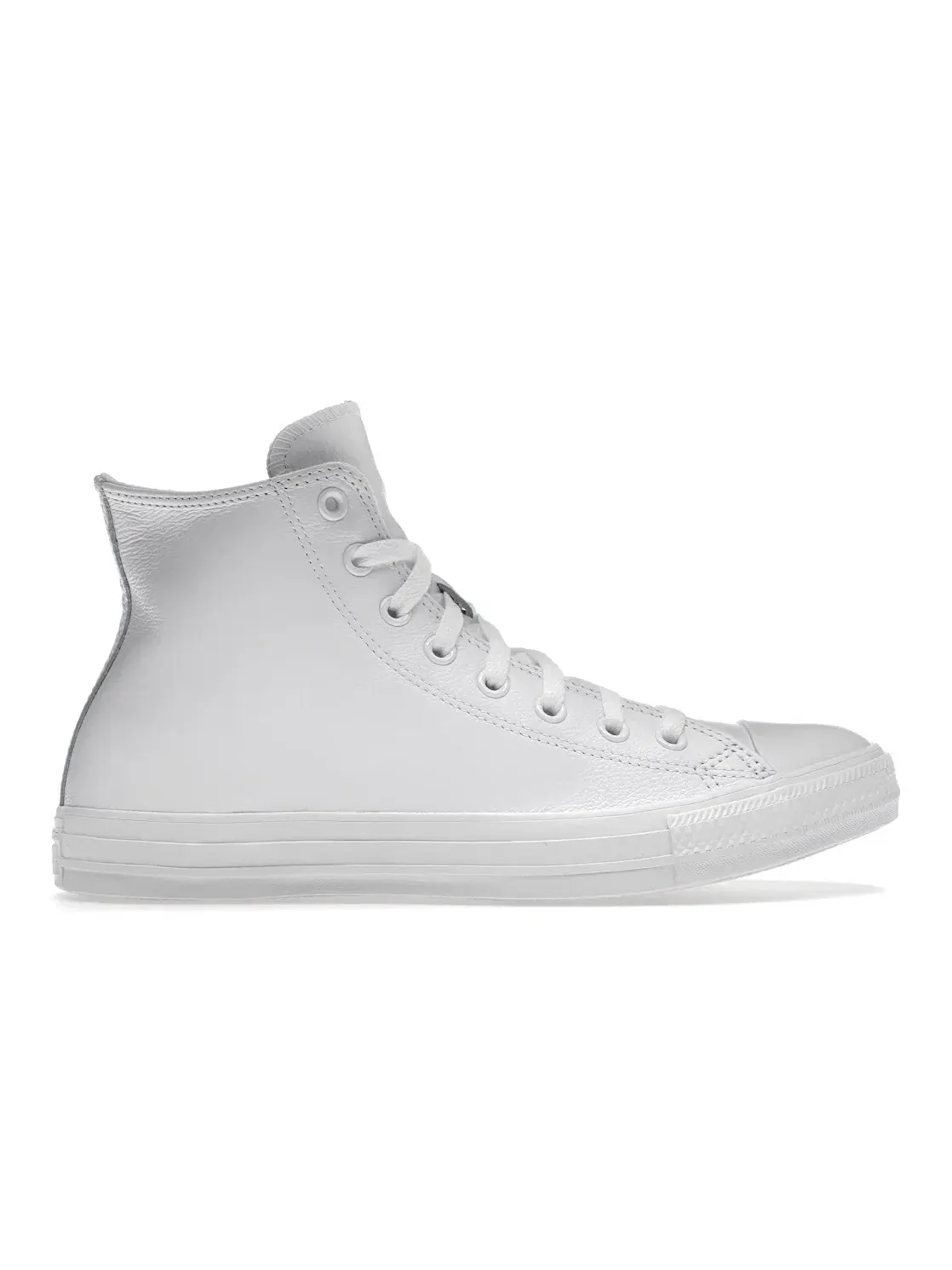 Мужские кеды из кожи с высоким верхом Converse Chuck Taylor All Star Leather Hi — изображение 1 из 5, белый