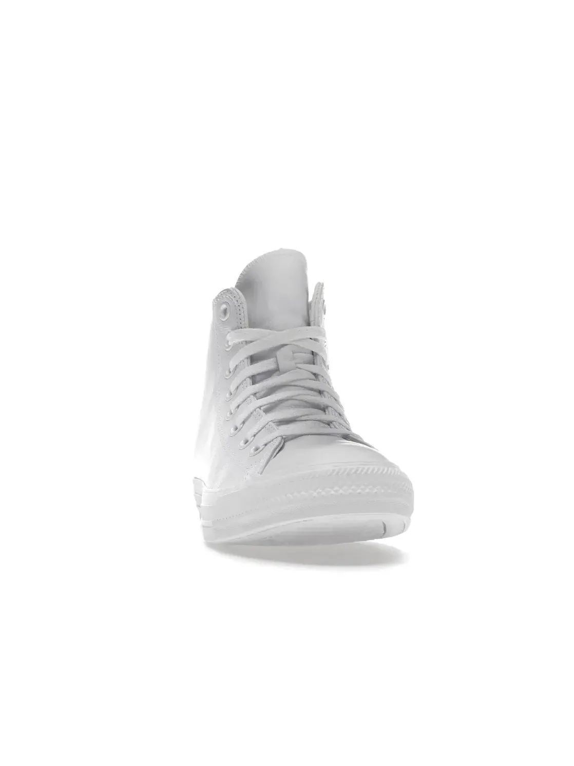 Мужские кеды из кожи с высоким верхом Converse Chuck Taylor All Star Leather Hi — изображение 3 из 5, белый