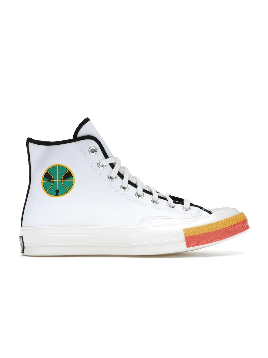Мужские кроссовки кожаные с принтом Converse Chuck Taylor All Star 70 Hi Leather Raygun — изображение 1 из 5