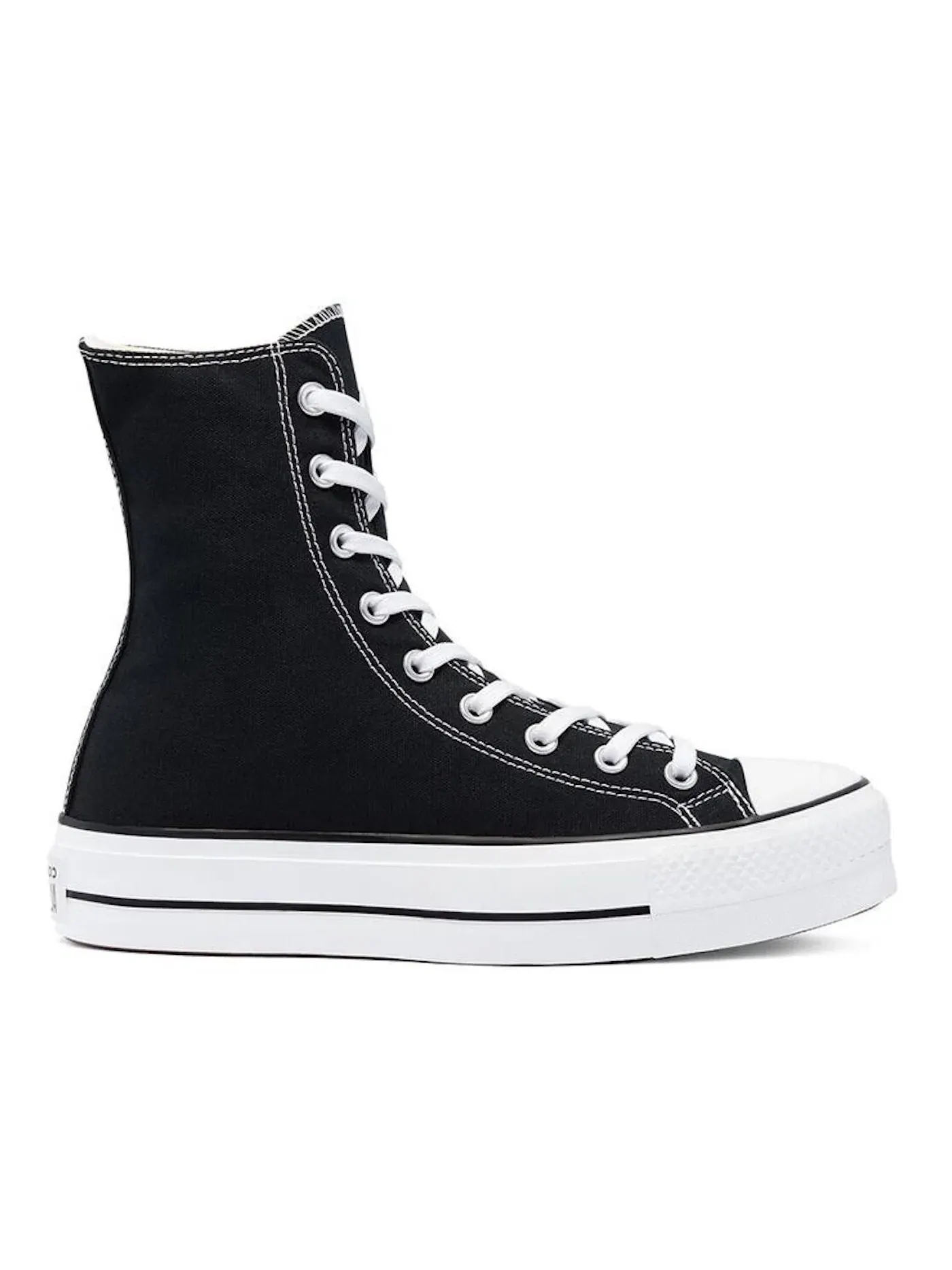 Мужские кроссовки на платформе Converse Chuck Taylor All Star Lift Hi Converse — изображение 1 из 2, черный/белый