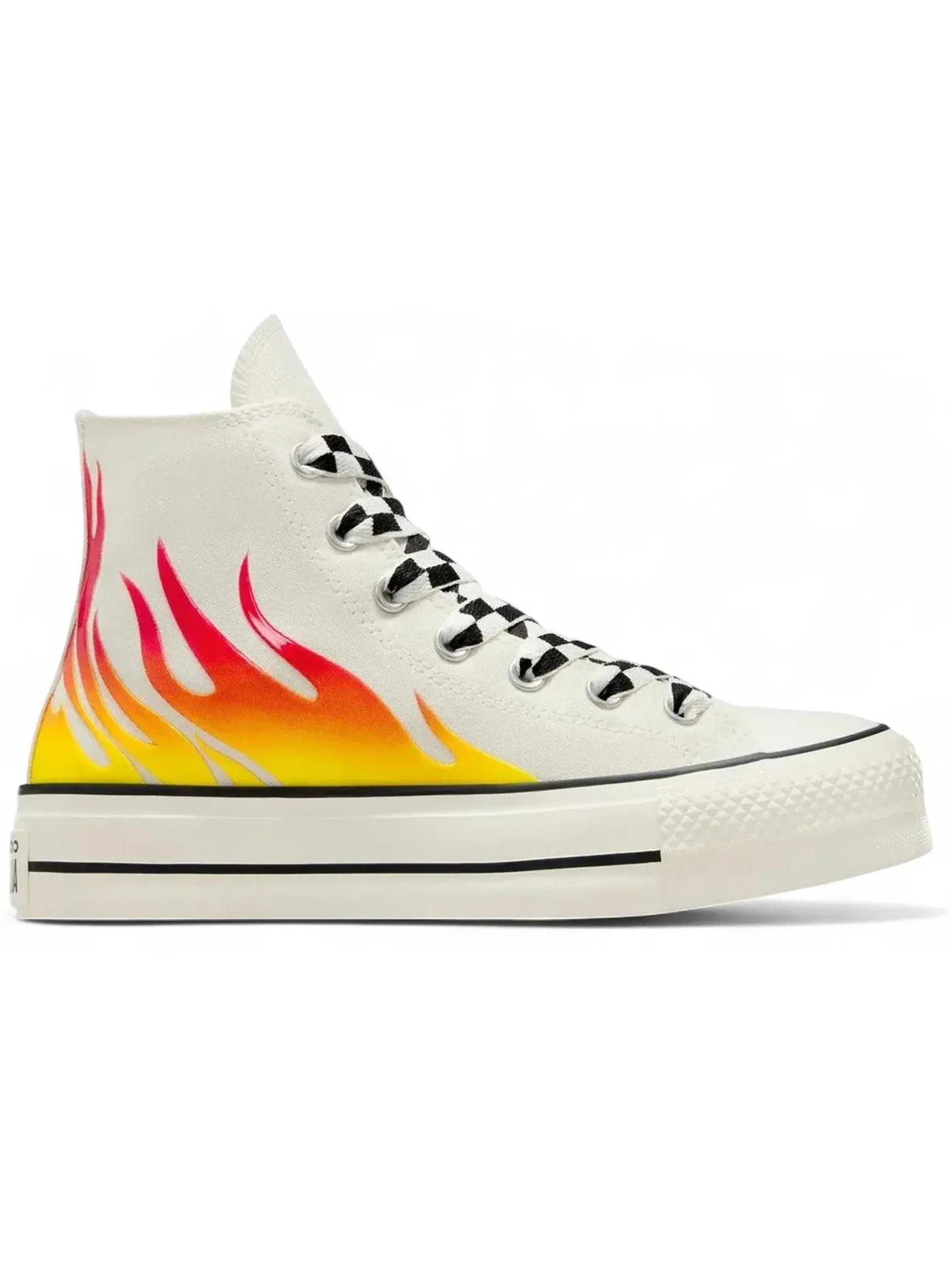 Мужские кроссовки Lifestyle Converse Chuck Taylor All Star Lift Hi Flames, Flames — изображение 1 из 2