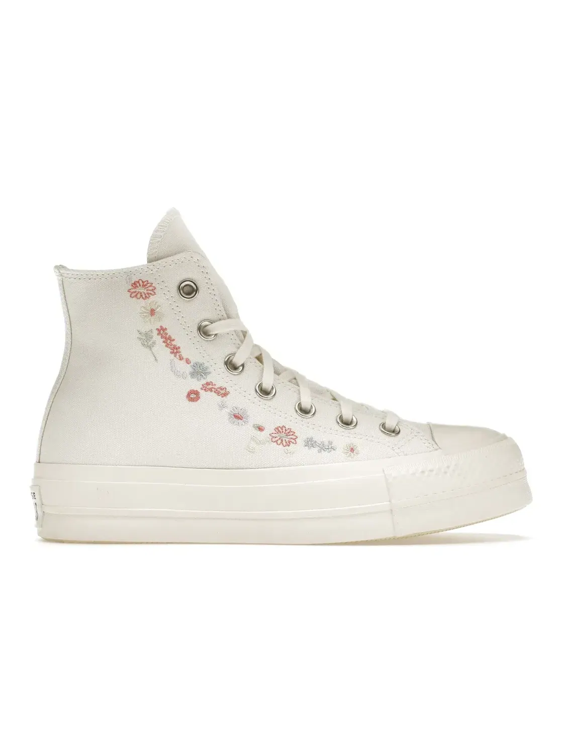 Женские кеды с цветочным принтом Converse Chuck Taylor All Star Lift Hi — изображение 1 из 5, мульти