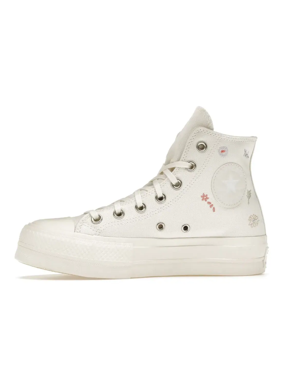 Женские кеды с цветочным принтом Converse Chuck Taylor All Star Lift Hi — изображение 4 из 5, мульти