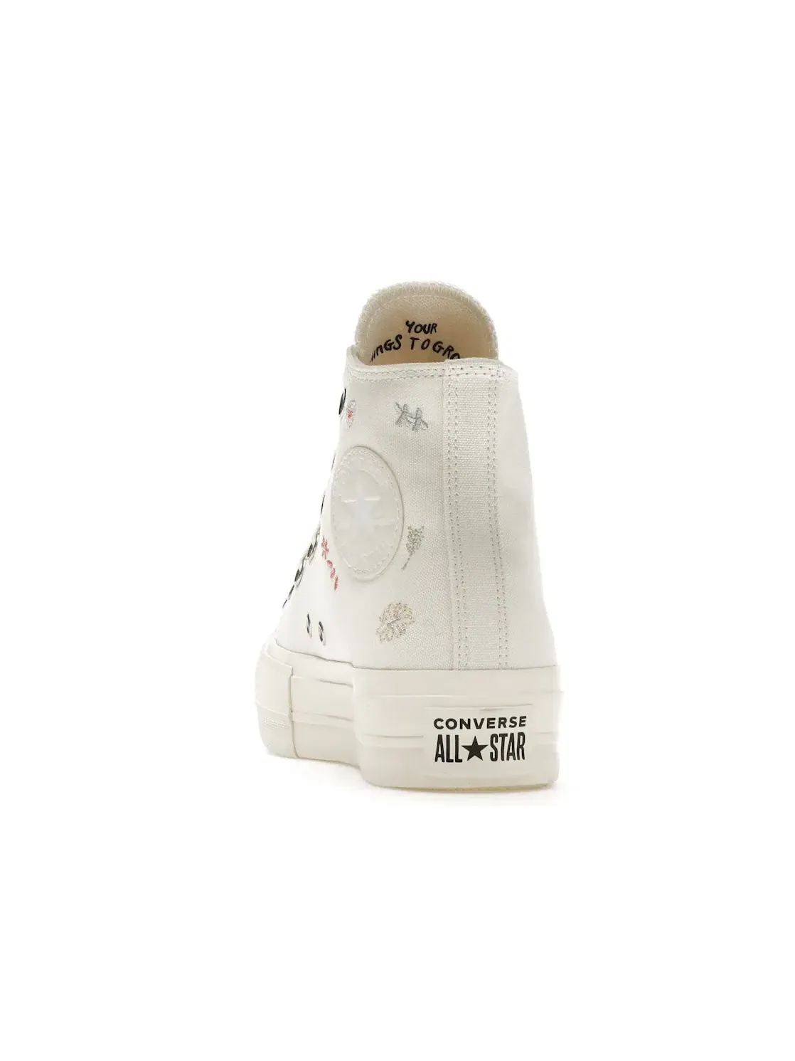 Женские кеды с цветочным принтом Converse Chuck Taylor All Star Lift Hi — изображение 5 из 5, мульти