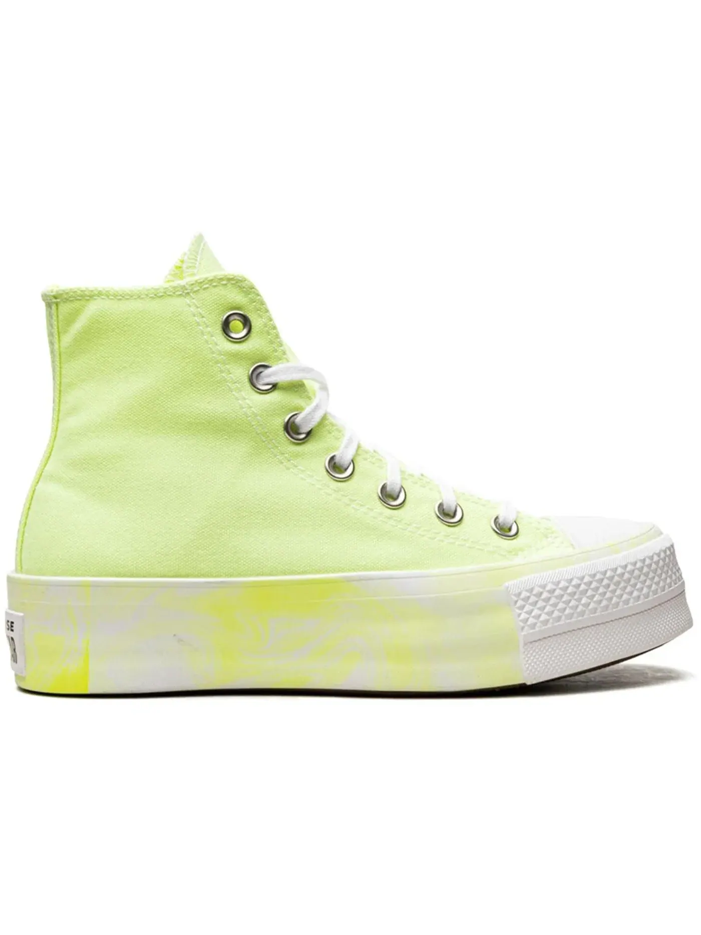 Женские кроссовки на высокой подошве Converse Chuck Taylor All Star Lift Hi — изображение 1 из 2, белый