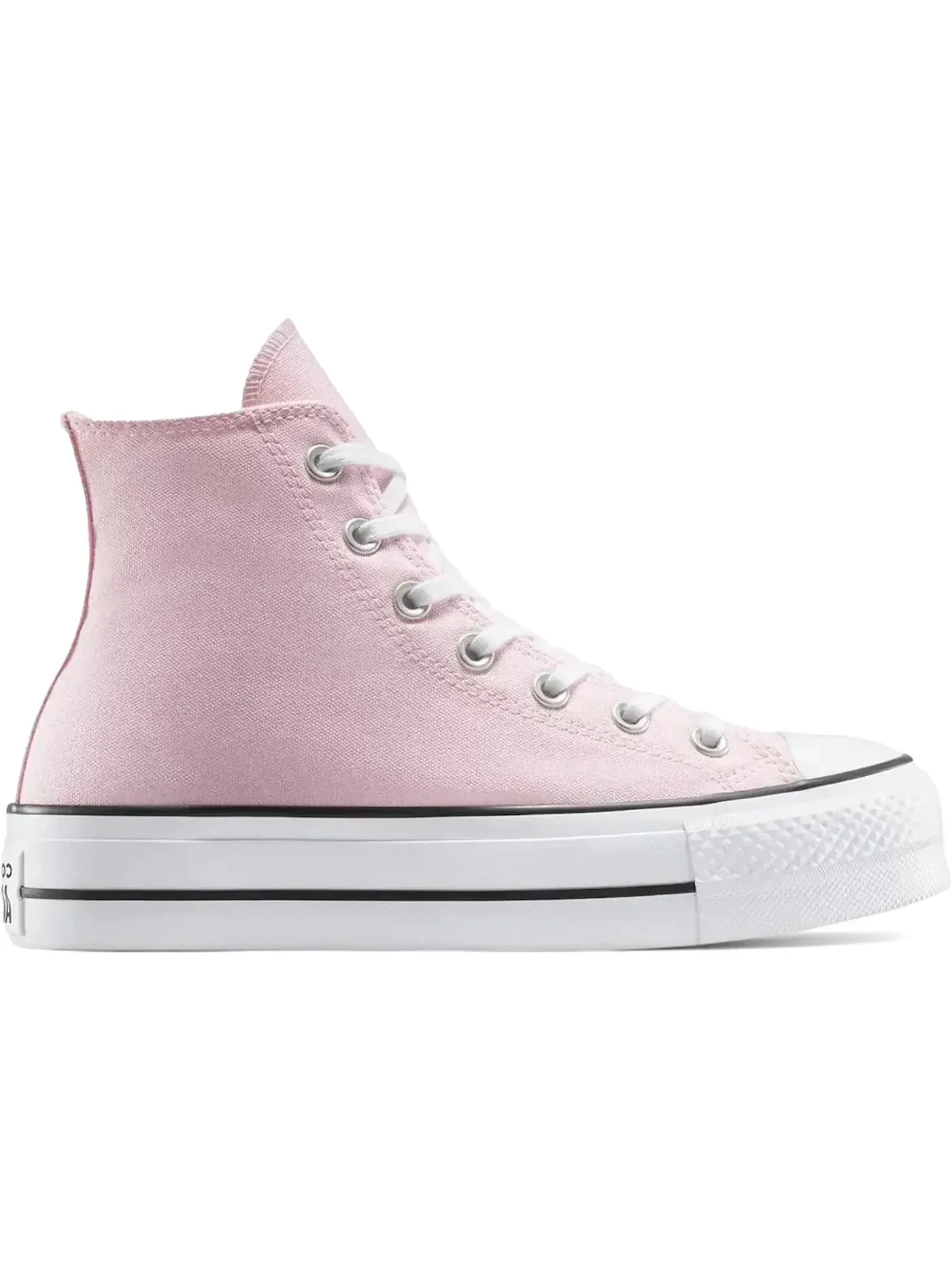 Женские кроссовки на платформе Converse Chuck Taylor All Star Lift Platform Hi — изображение 1 из 2, белый/черный