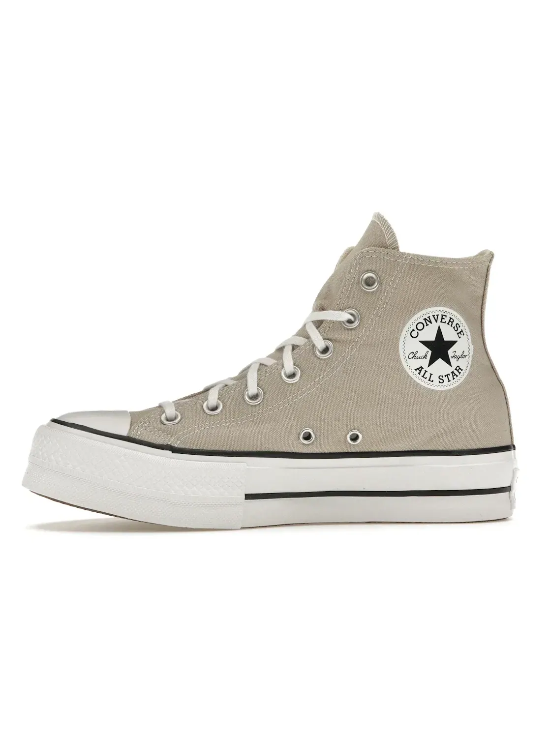 Женские кроссовки на платформе Converse Chuck Taylor All Star Lift Platform — изображение 4 из 5, черный/белый