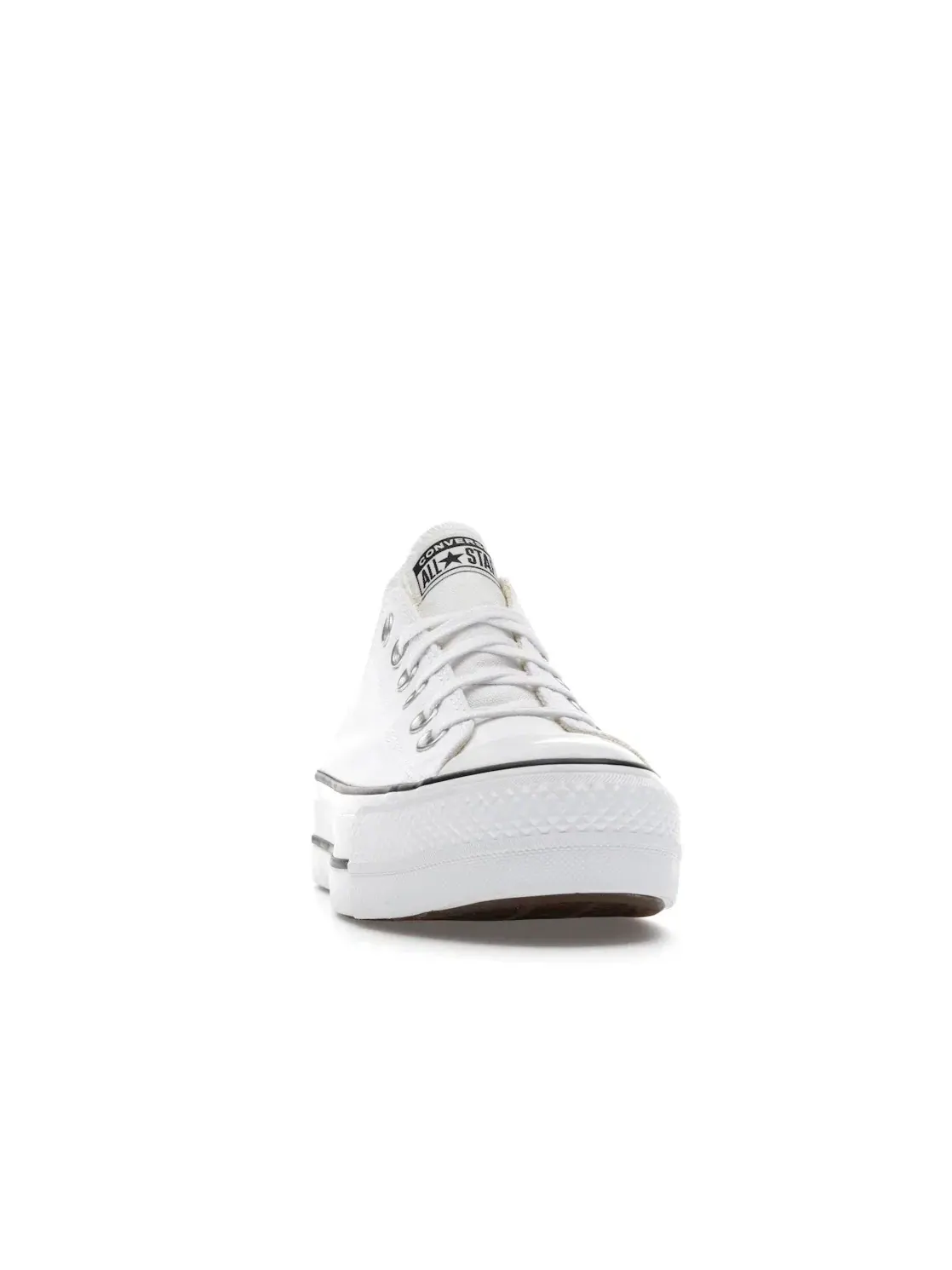 Женские кроссовки на платформе Converse Chuck Taylor All Star Lift Platform Low — изображение 3 из 5, белый/черный/белый