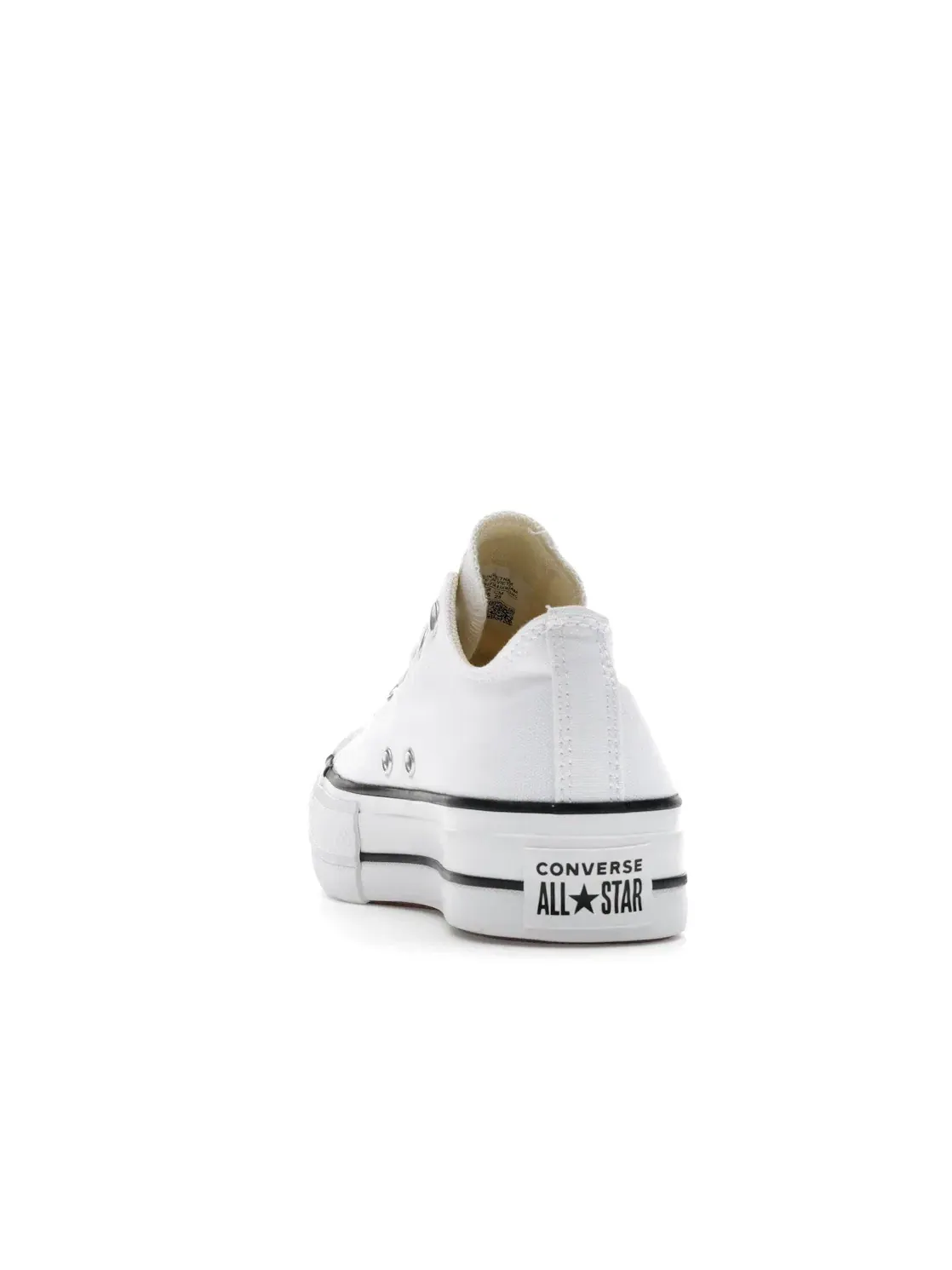Женские кроссовки на платформе Converse Chuck Taylor All Star Lift Platform Low — изображение 5 из 5, белый/черный/белый